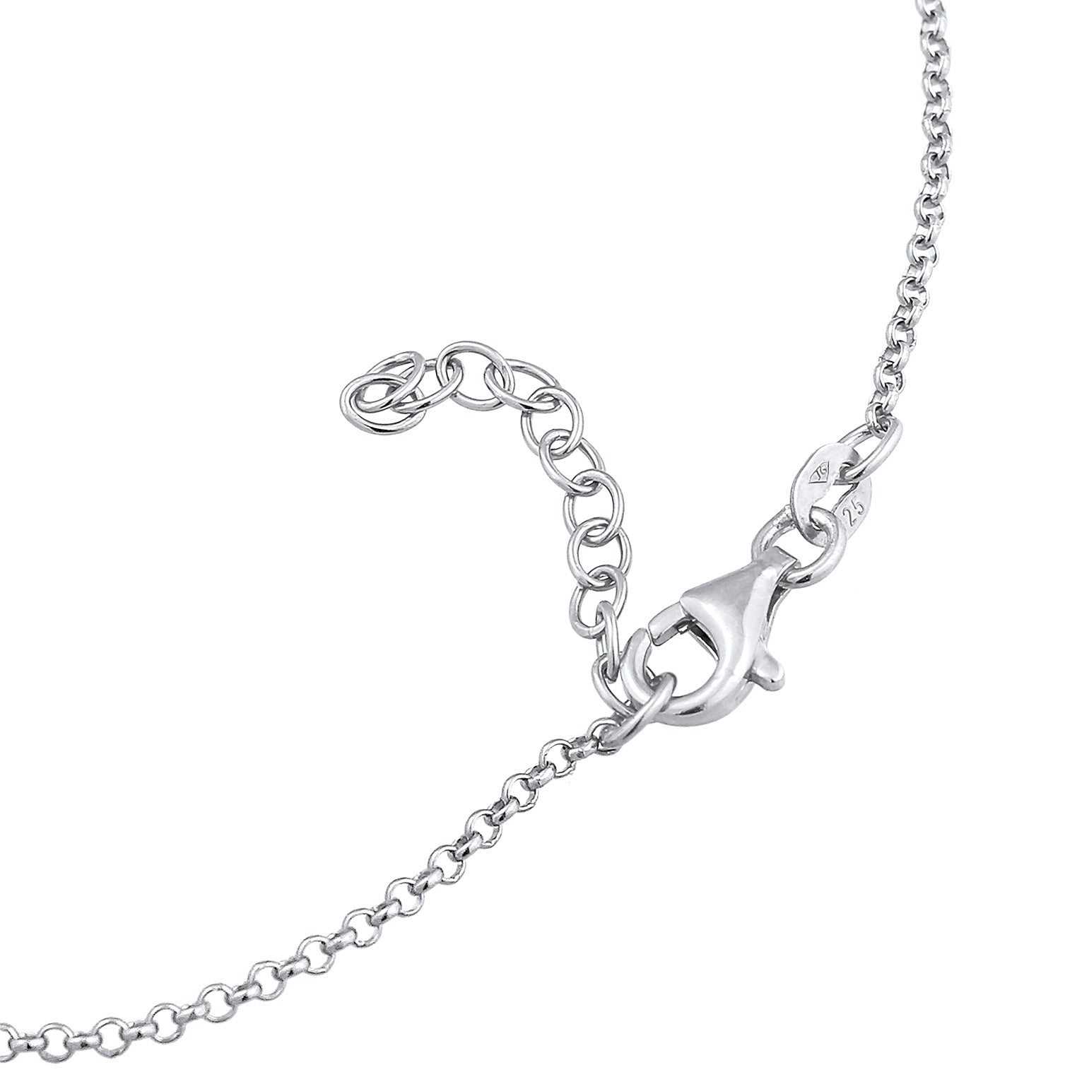 Silber - Elli | Armband Mond | Mondstein (Weiß) | 925er Sterling Silber
