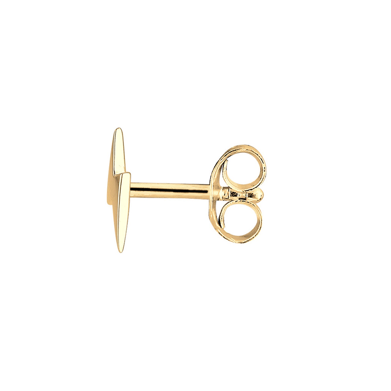 Gold - Elli | Ohrstecker Blitz | 925er Sterling Silber Vergoldet