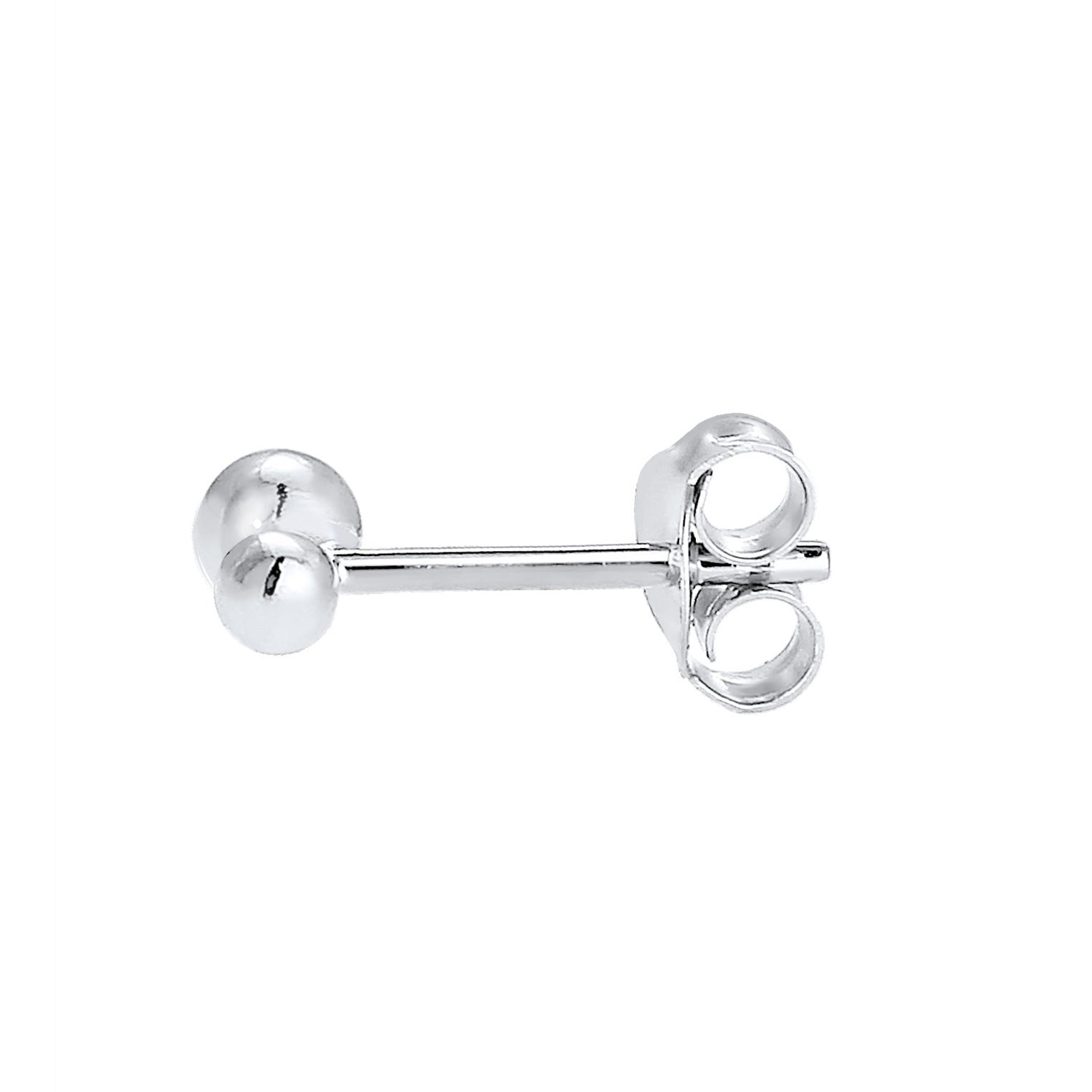 Silber - Elli | Ohrstecker Kugeln | 925er Sterling Silber