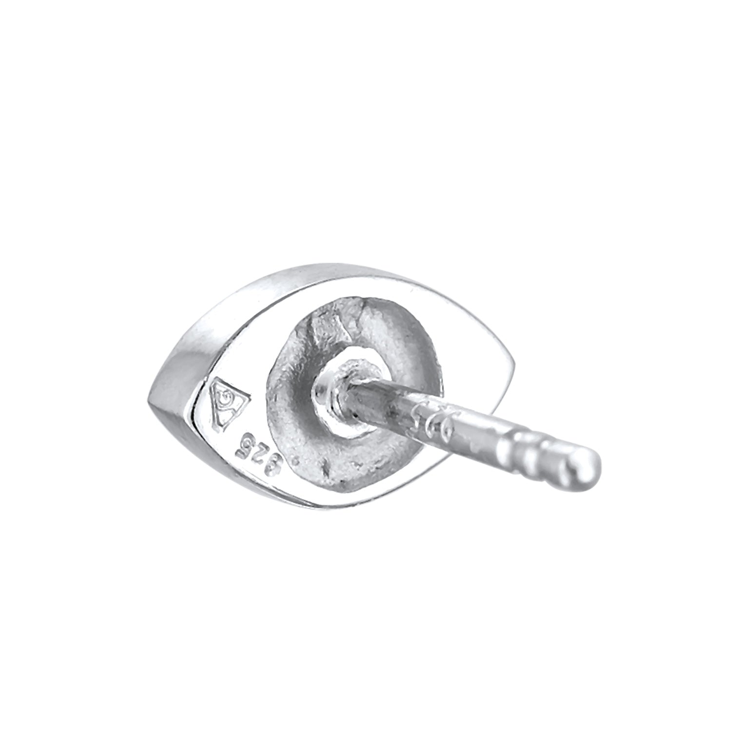 Silber - Elli | Ohrstecker Evil Eye | Emaille | 925er Sterling Silber