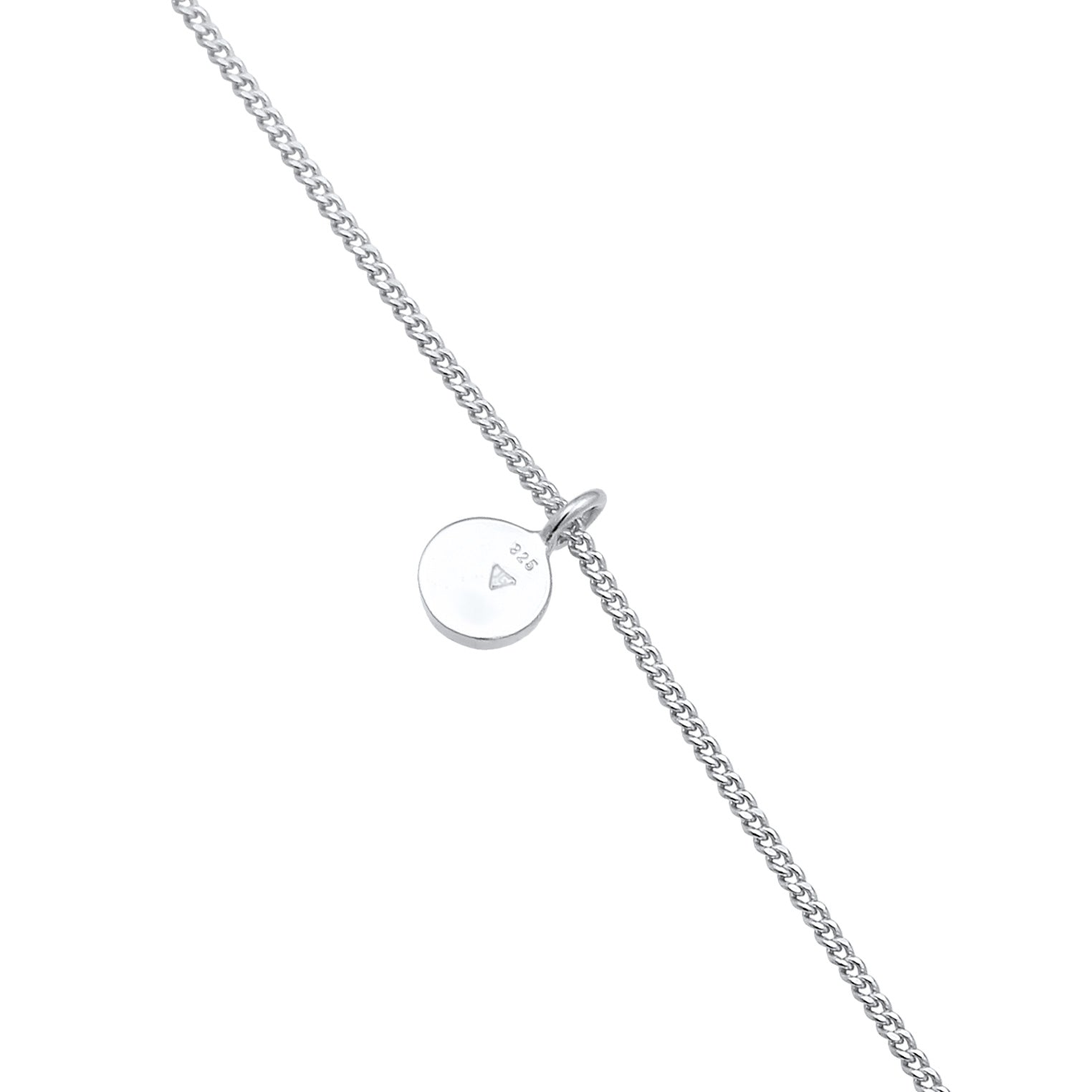 Silber - Elli | Choker-Halskette Plättchen | 925er Sterling Silber