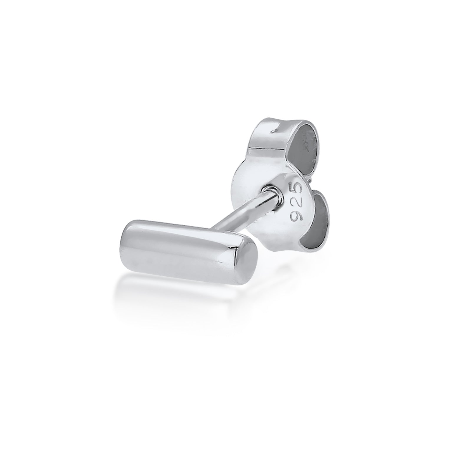 Silber - Elli | Ohrstecker Stab Geo | 925er Sterling Silber