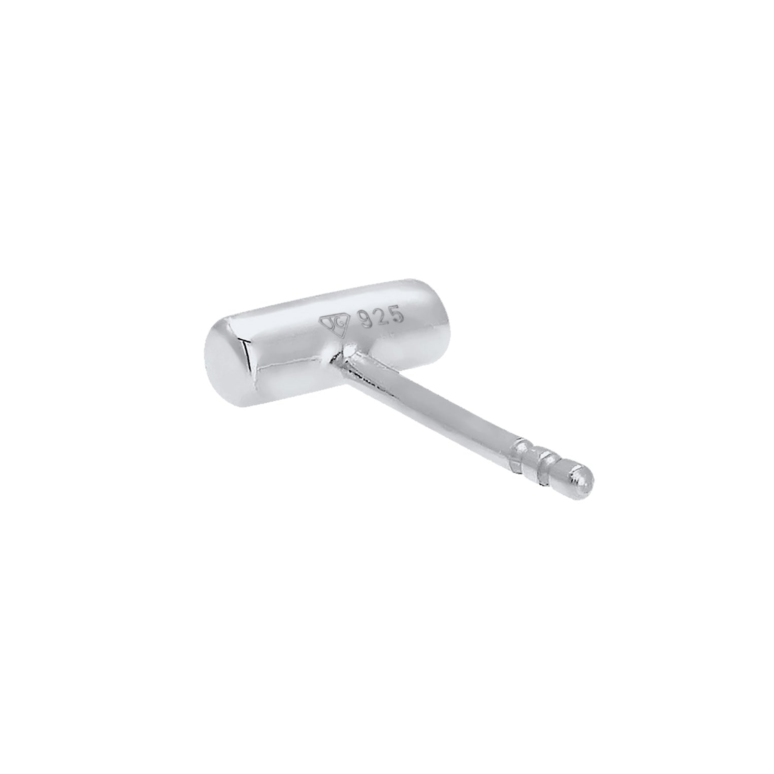 Silber - Elli | Ohrstecker Stab Geo | 925er Sterling Silber