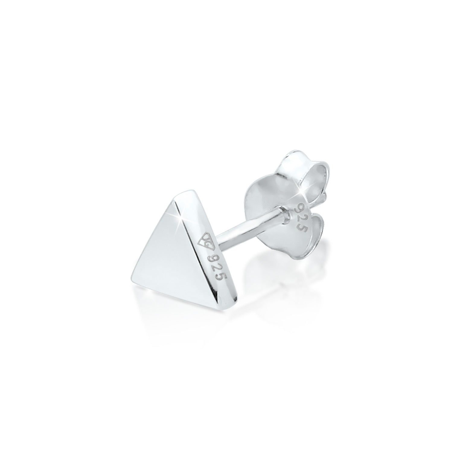 Silber - Elli | Ohrstecker Dreieck Geo | 925er Sterling Silber