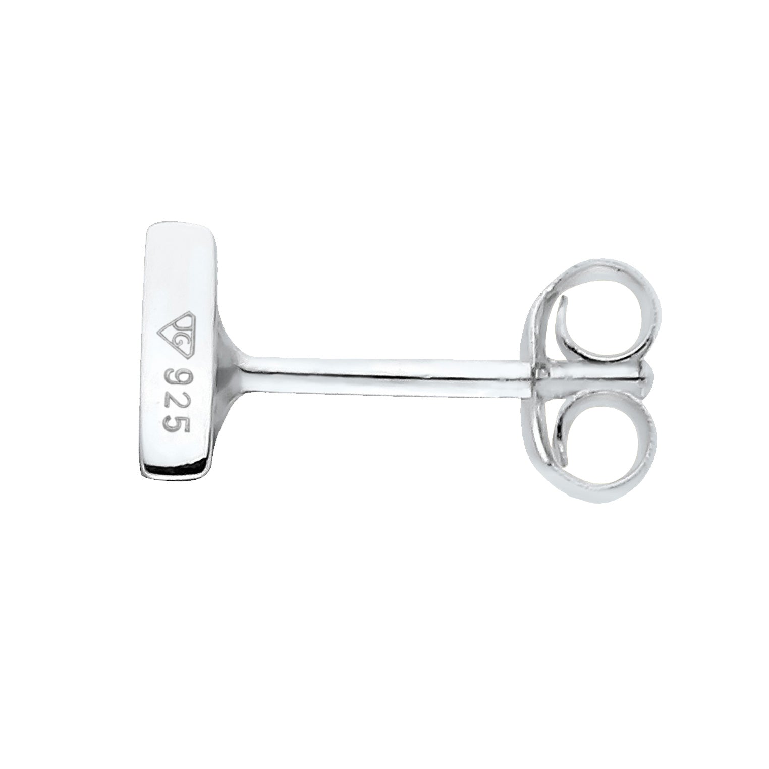 Silber - Elli | Ohrstecker Dreieck Geo | 925er Sterling Silber