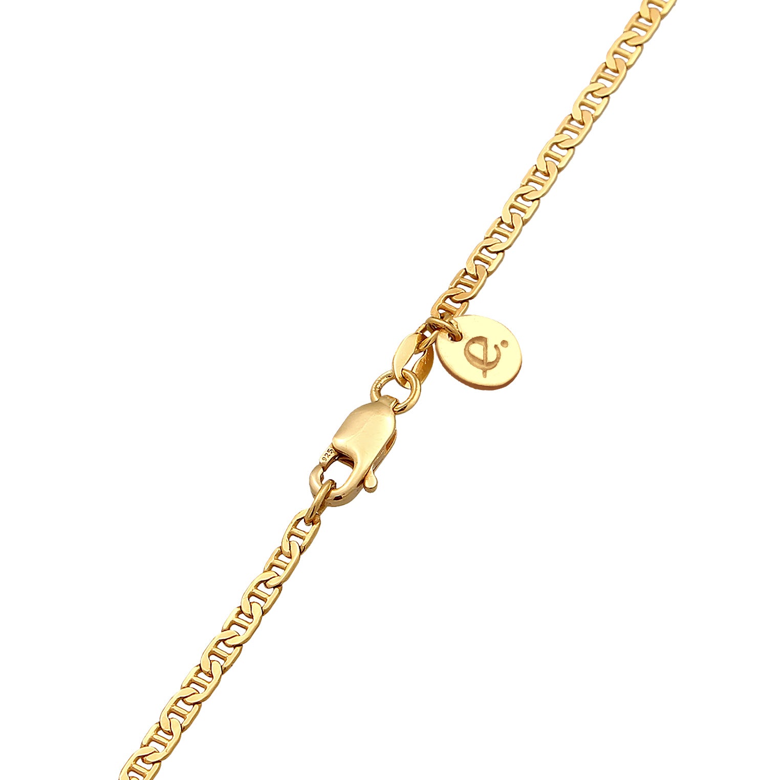 Gold - Elli | Halskette Herz | 925er Sterling Silber Vergoldet