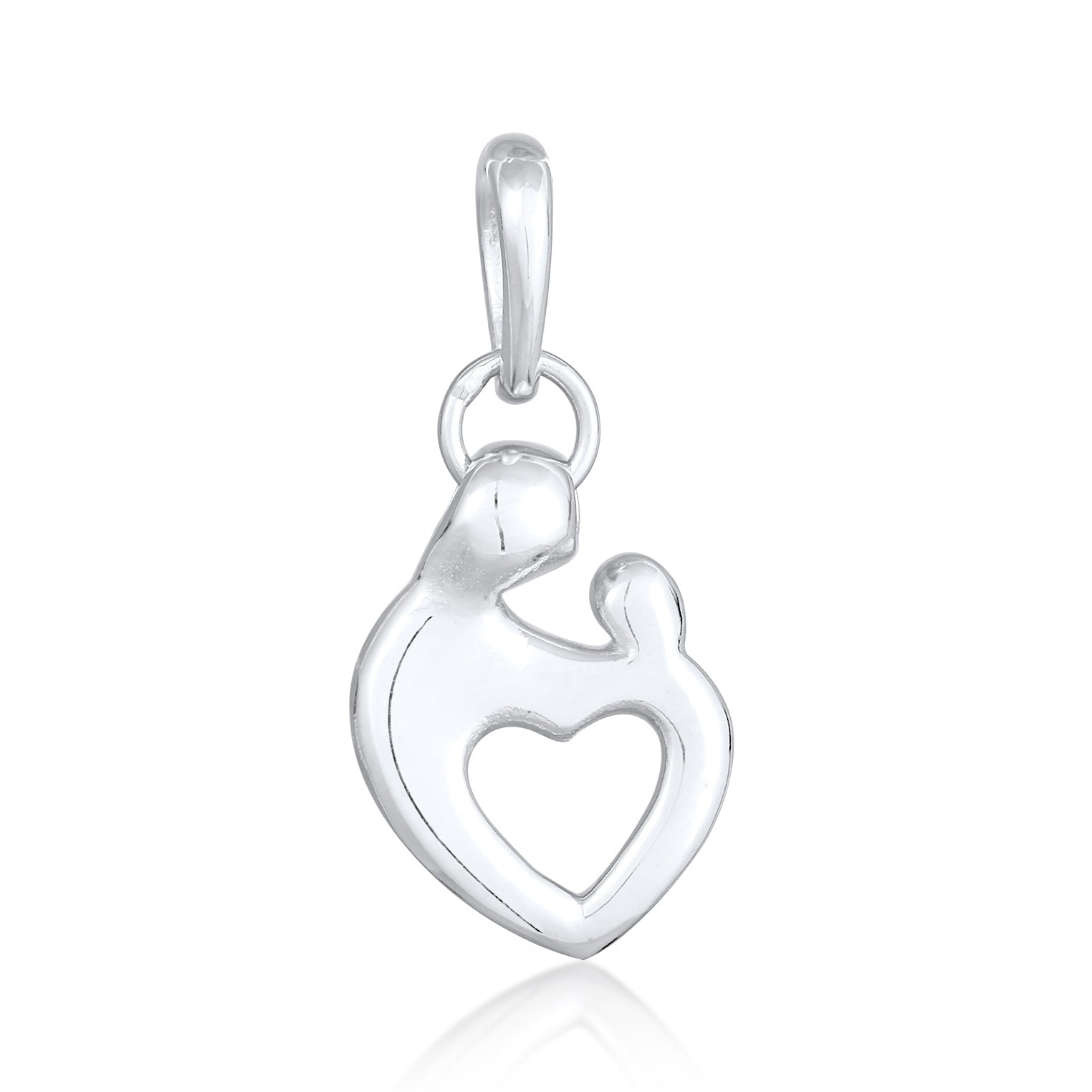 Silber - Elli | Anhänger Mutter Kind | 925er Sterling Silber