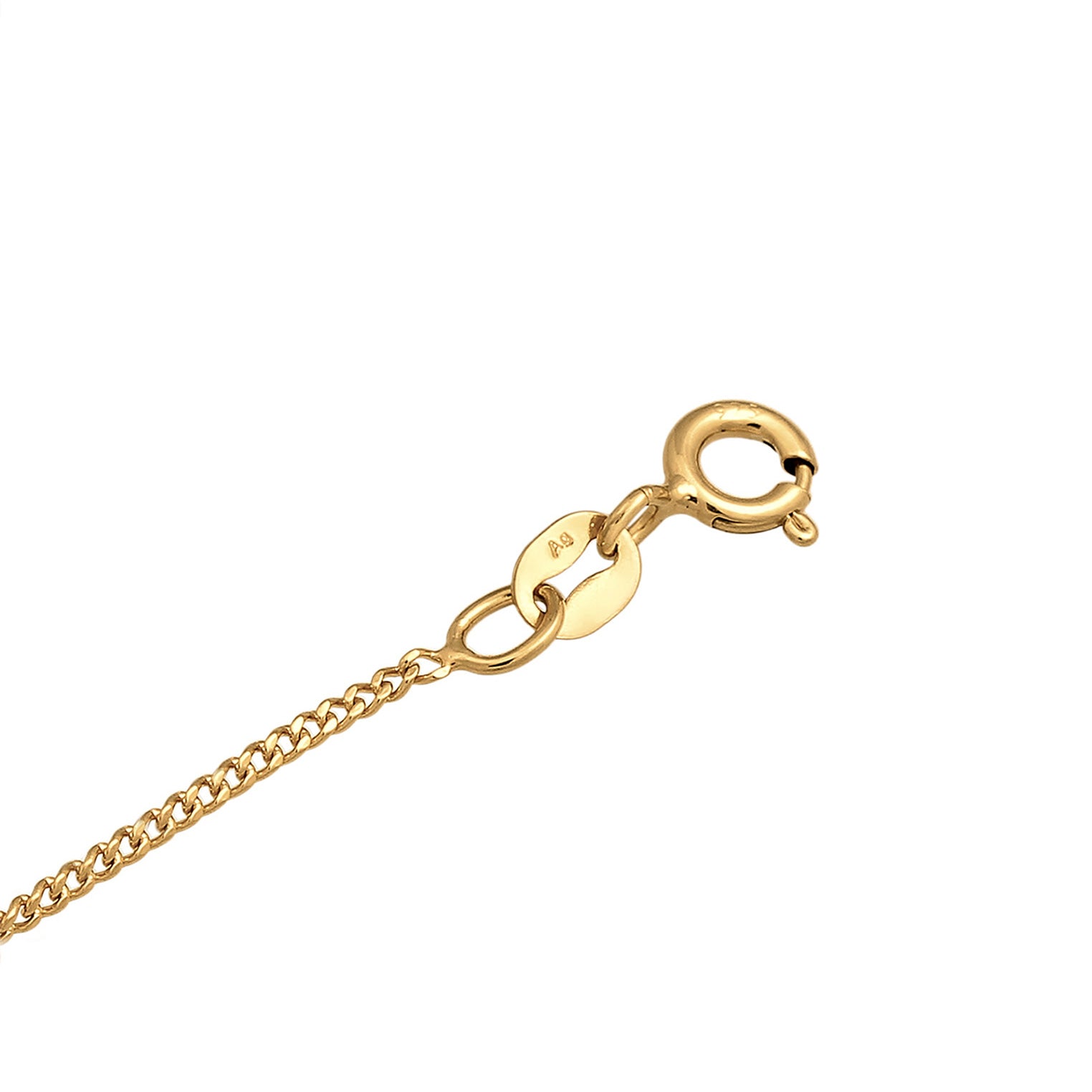 Gold - Elli | Halskette Herz | Emaille | 925er Sterling Silber Vergoldet