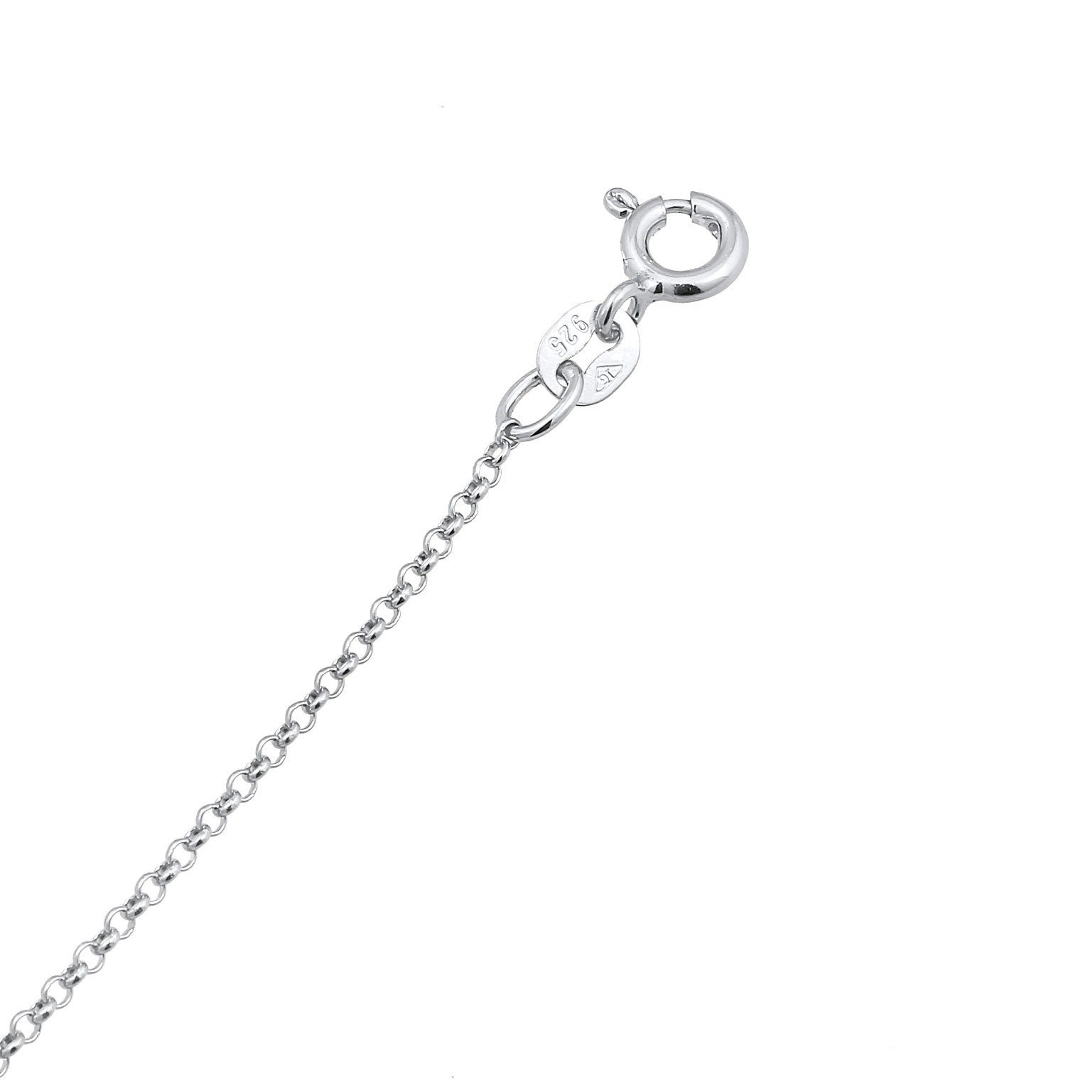 Silber - Elli | Armband Kreuz | Zirkonia (Weiß) | 925er Sterling Silber
