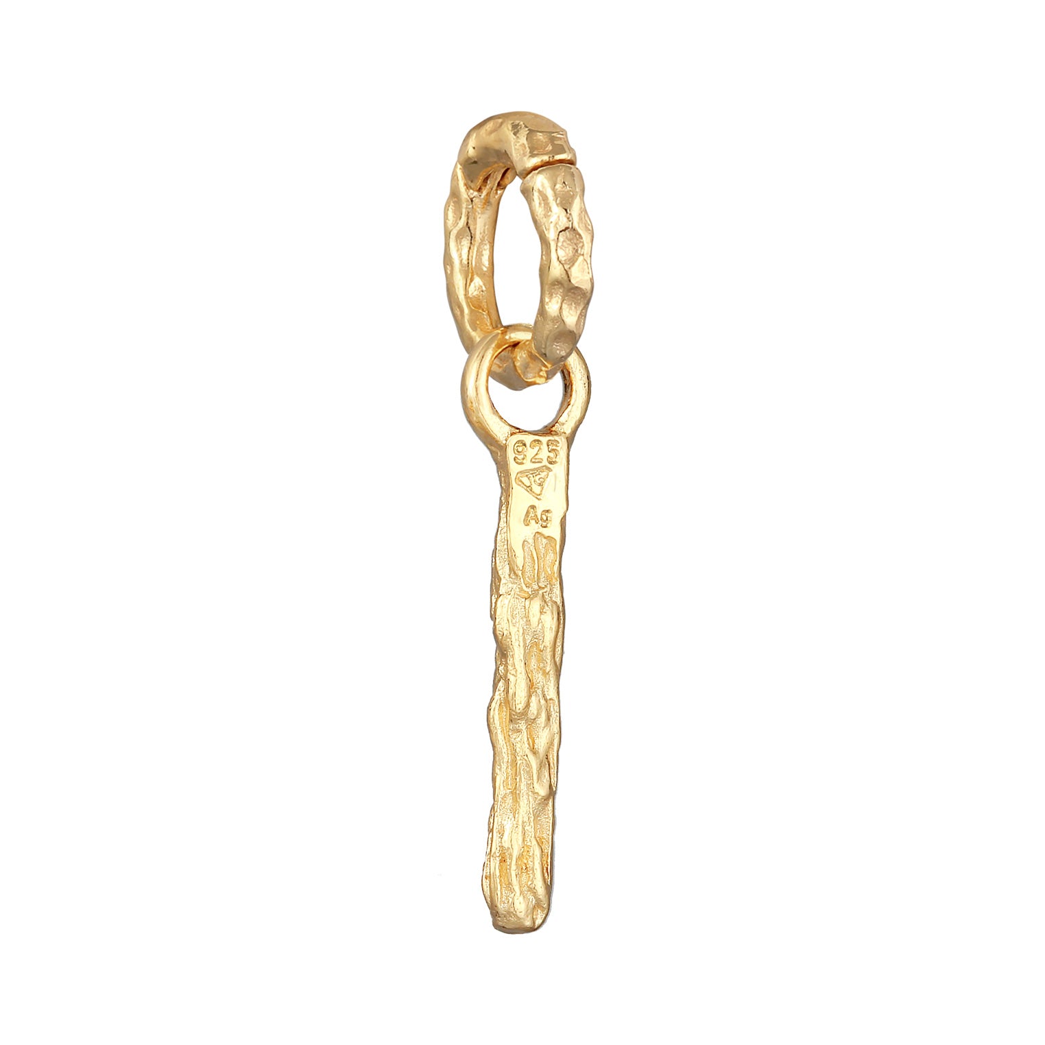 Gold - Elli | Anhänger I Organic | 925er Sterling Silber Organic