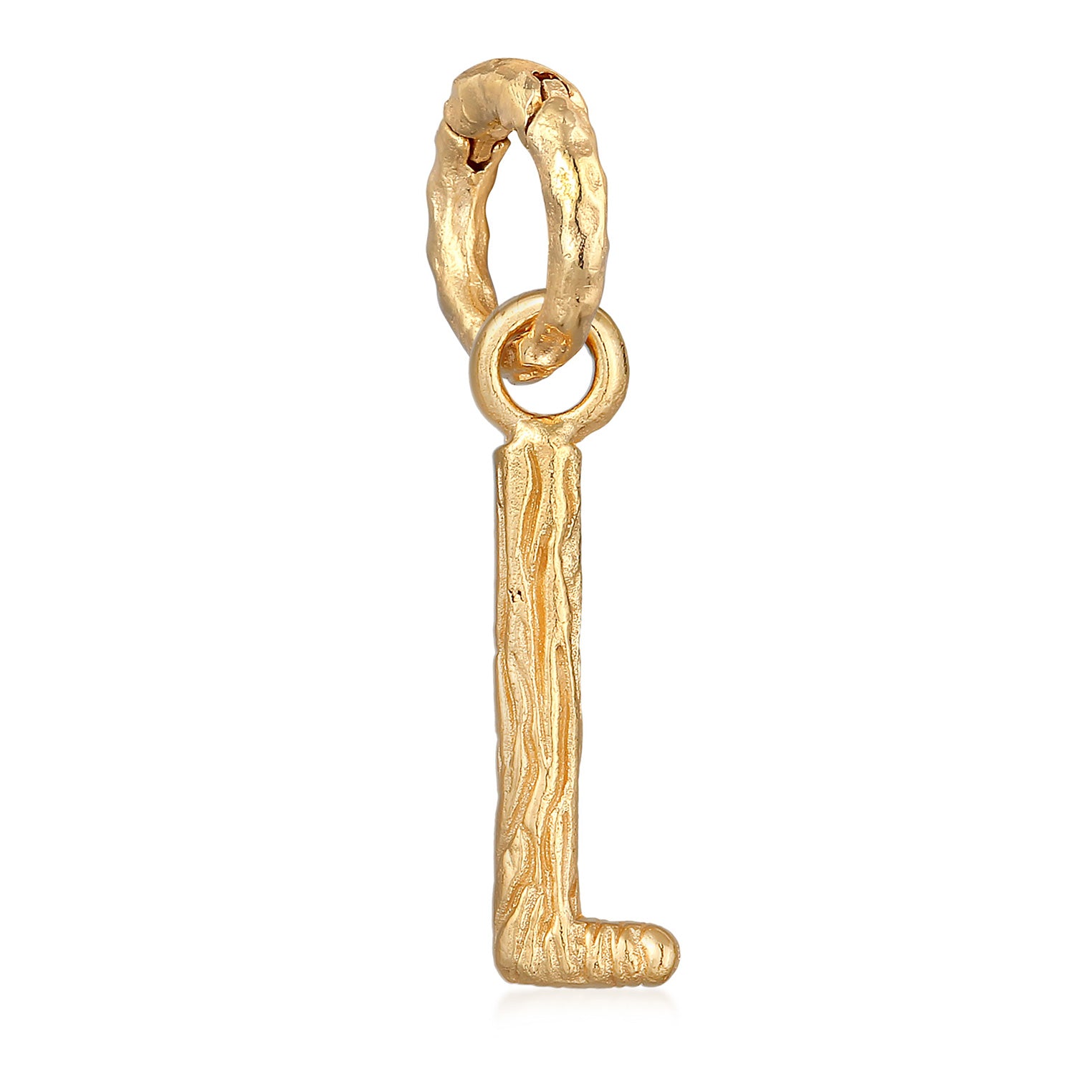 Gold - Elli | Anhänger L Organic | 925er Sterling Silber Vergoldet