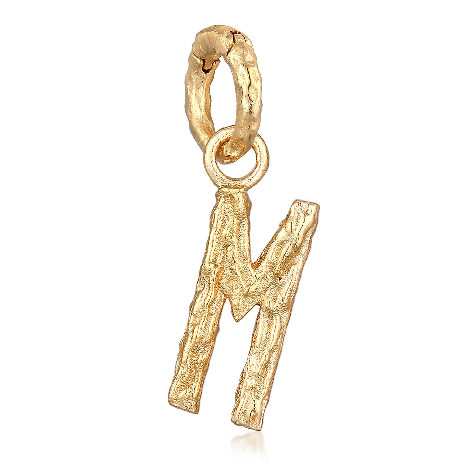 Gold - Elli | Anhänger M Organic | 925er Sterling Silber Vergoldet