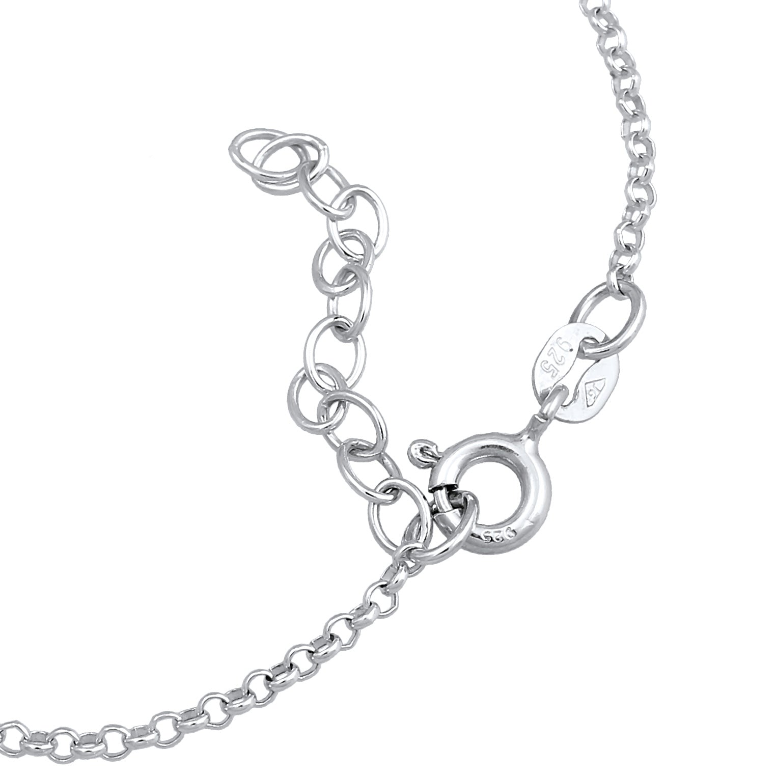 Silber - Elli | Armband Schmetterling Anhänger | 925er Sterling Silber