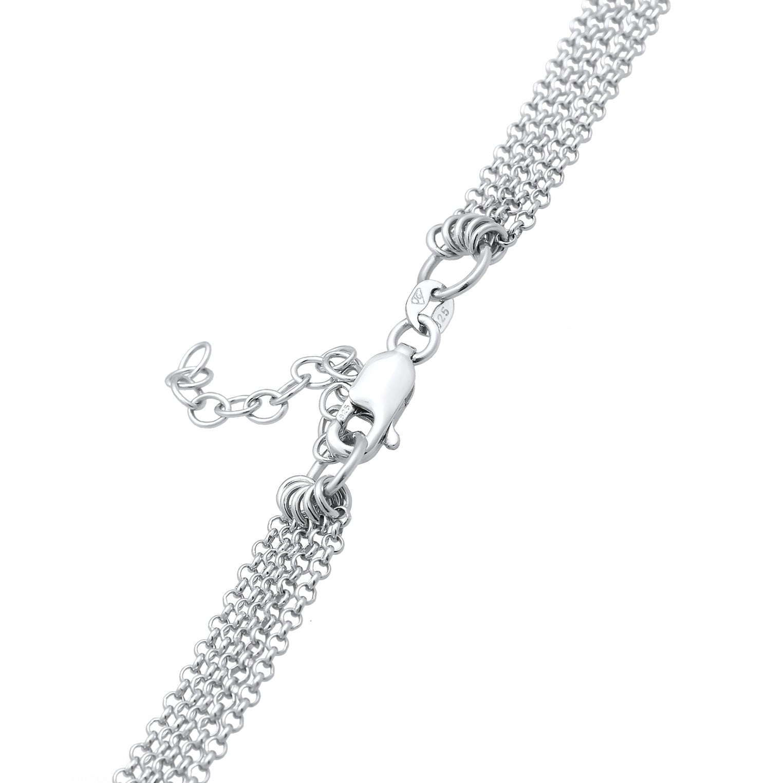 Silber - Elli | Glieder Choker | 925er Sterling Silber