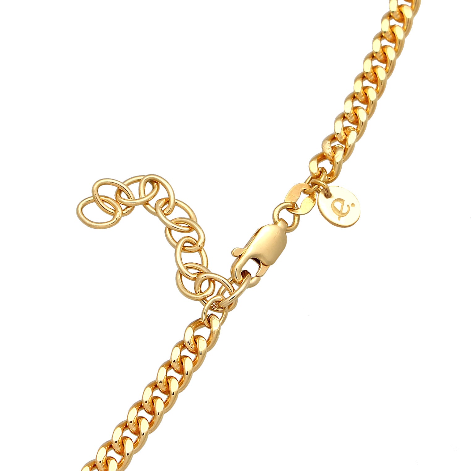 Gold - Elli PREMIUM | Choker Klassisch | Granat (Dunkelrot) | 925er Sterling Silber vergoldet