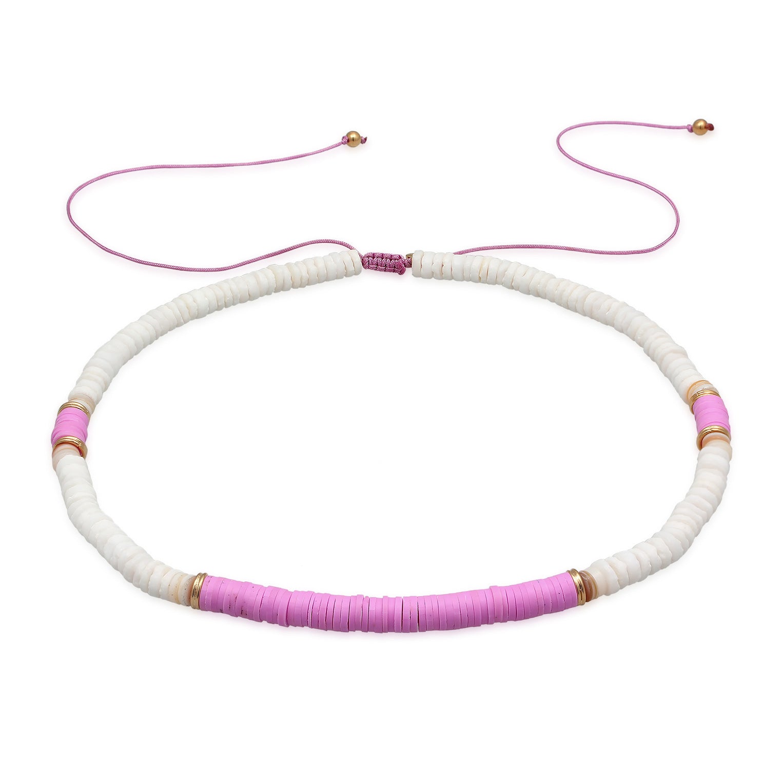 Heishi on sale bead necklace