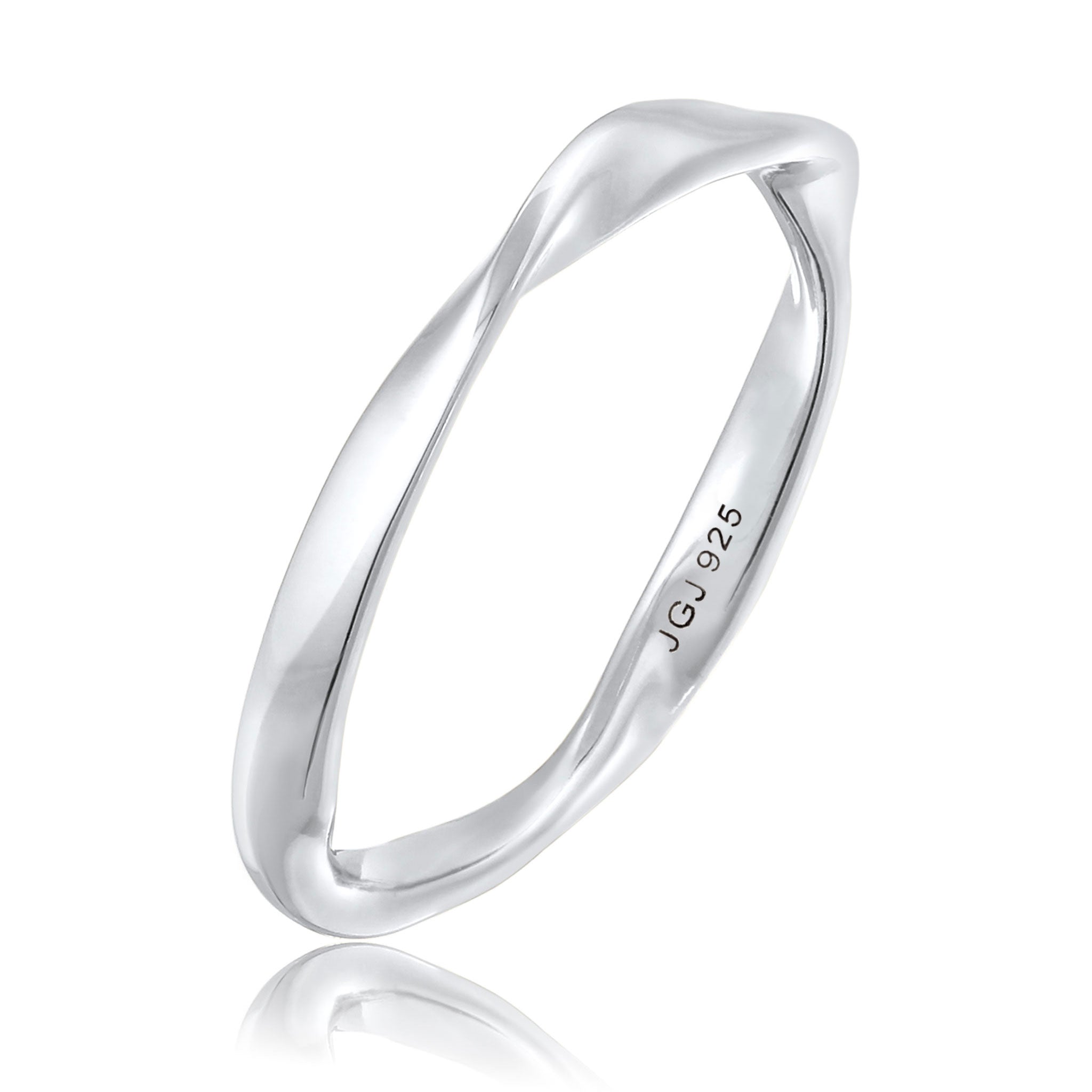 Silber - Elli | Bandring Twisted | 925er Sterling Silber