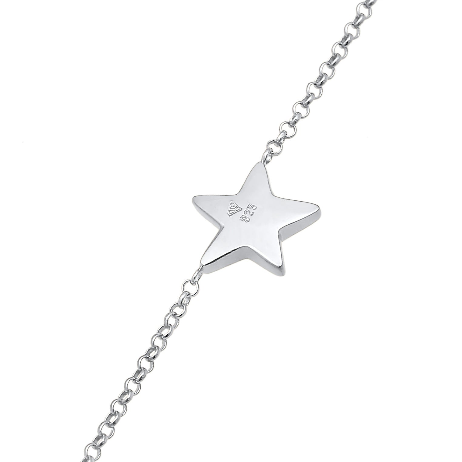Silber - Elli | Armband Stern | 925er Sterling Silber