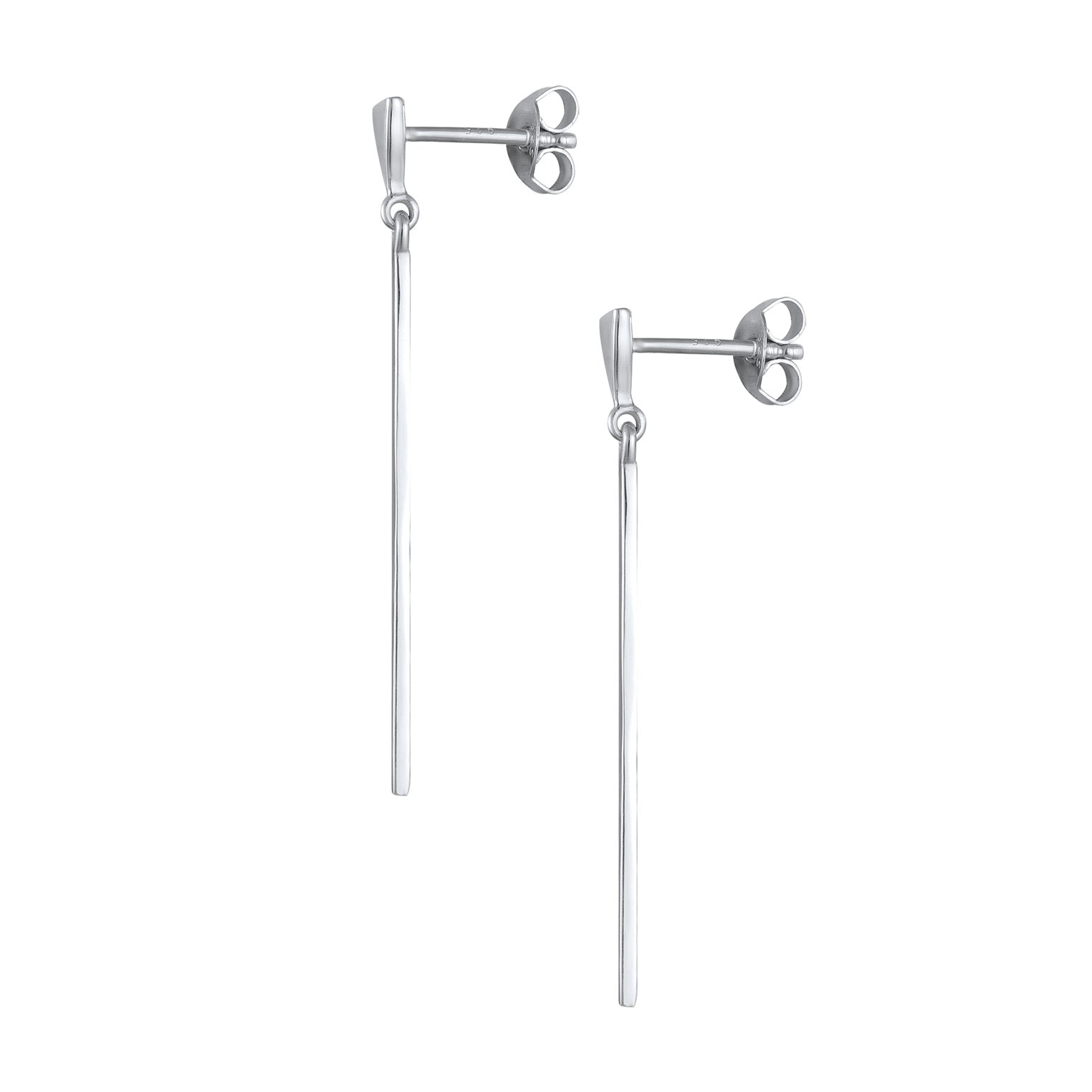 Silber - Elli | Ohrhänger Dreick Geo Stab | 925er Sterling Silber