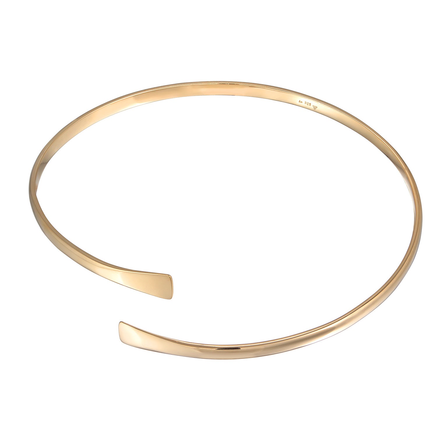 Gold - Elli | Armreif Offen | 925er Sterling Silber