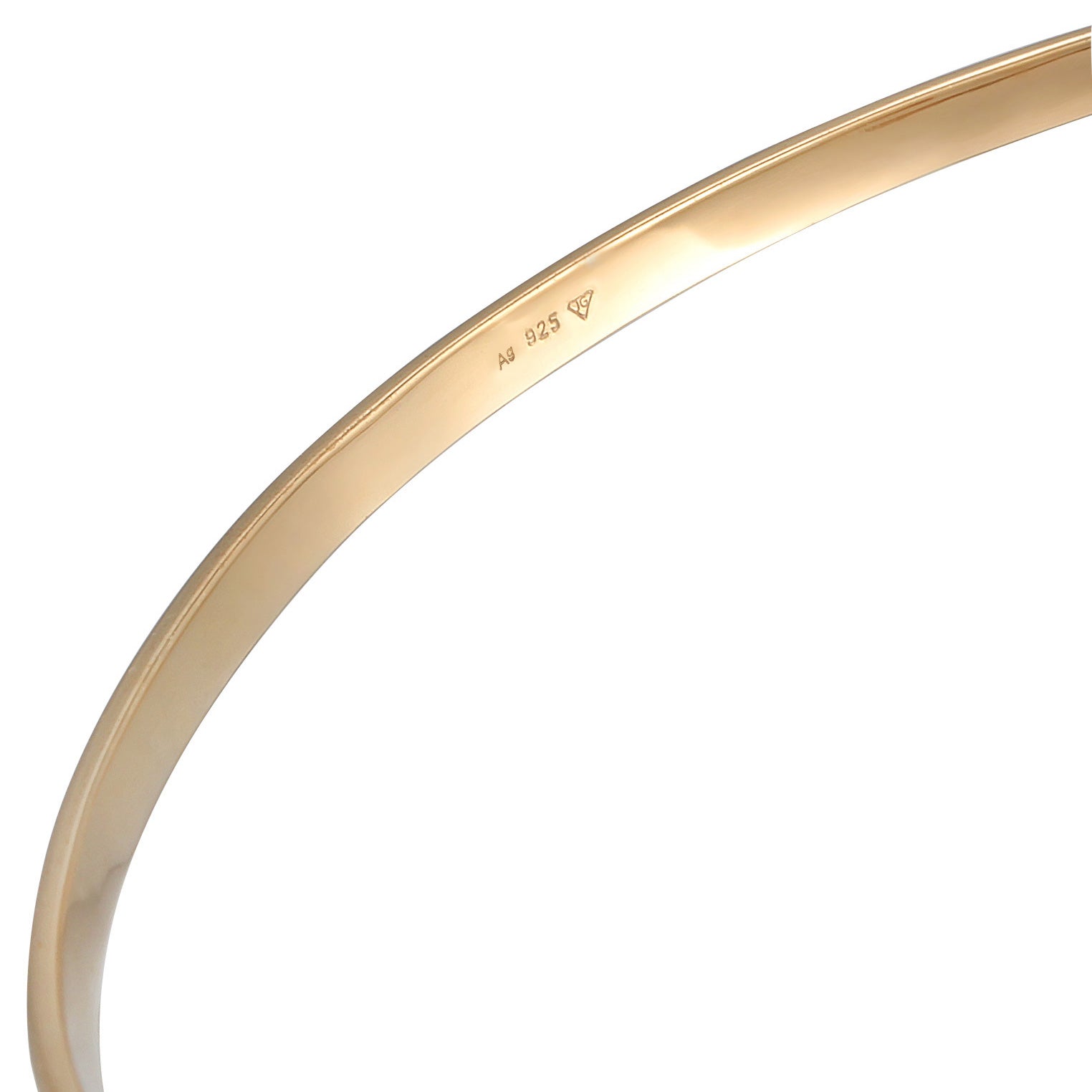 Gold - Elli | Armreif Offen | 925er Sterling Silber