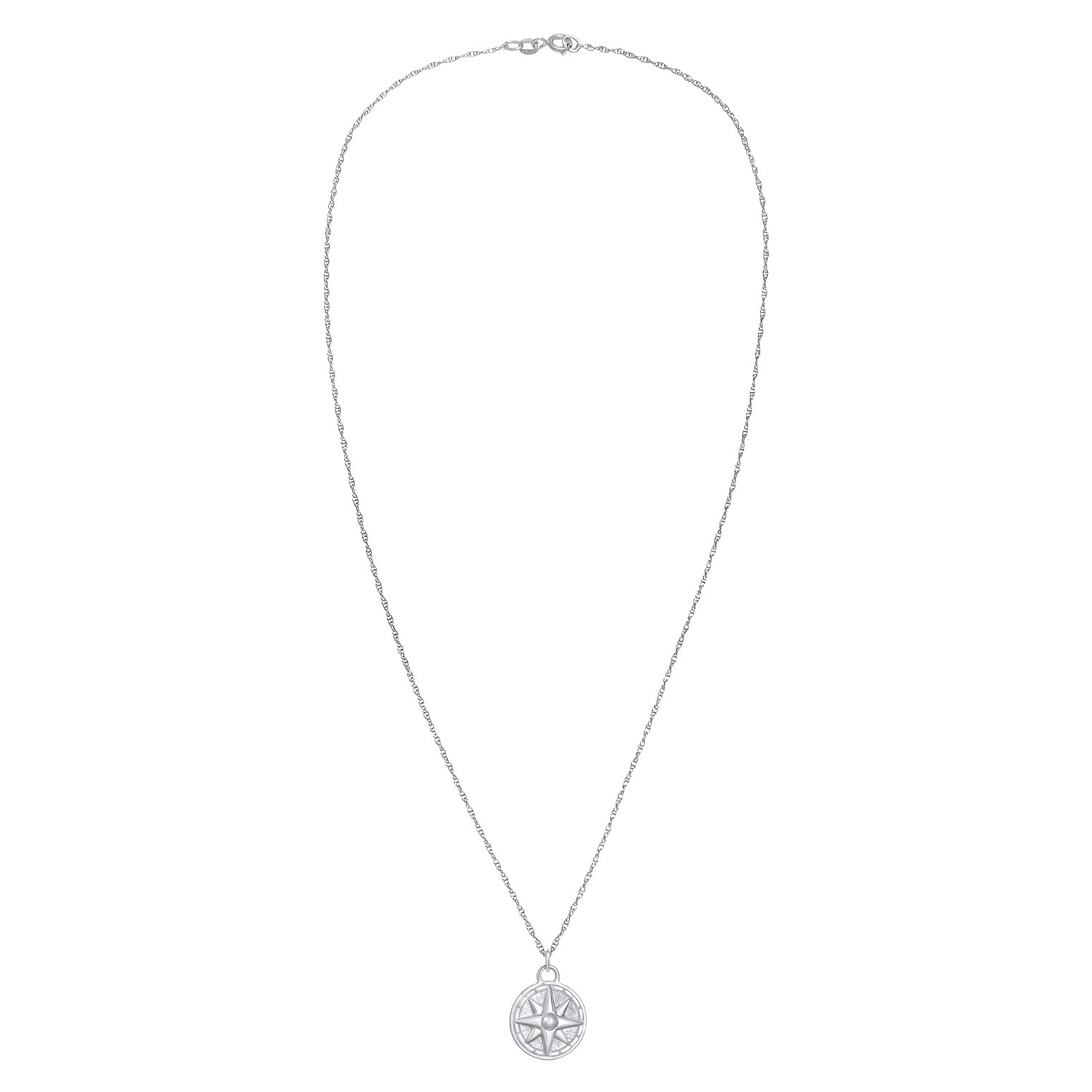 Silber - Elli | Halskette Windrose | 925er Sterling Silber