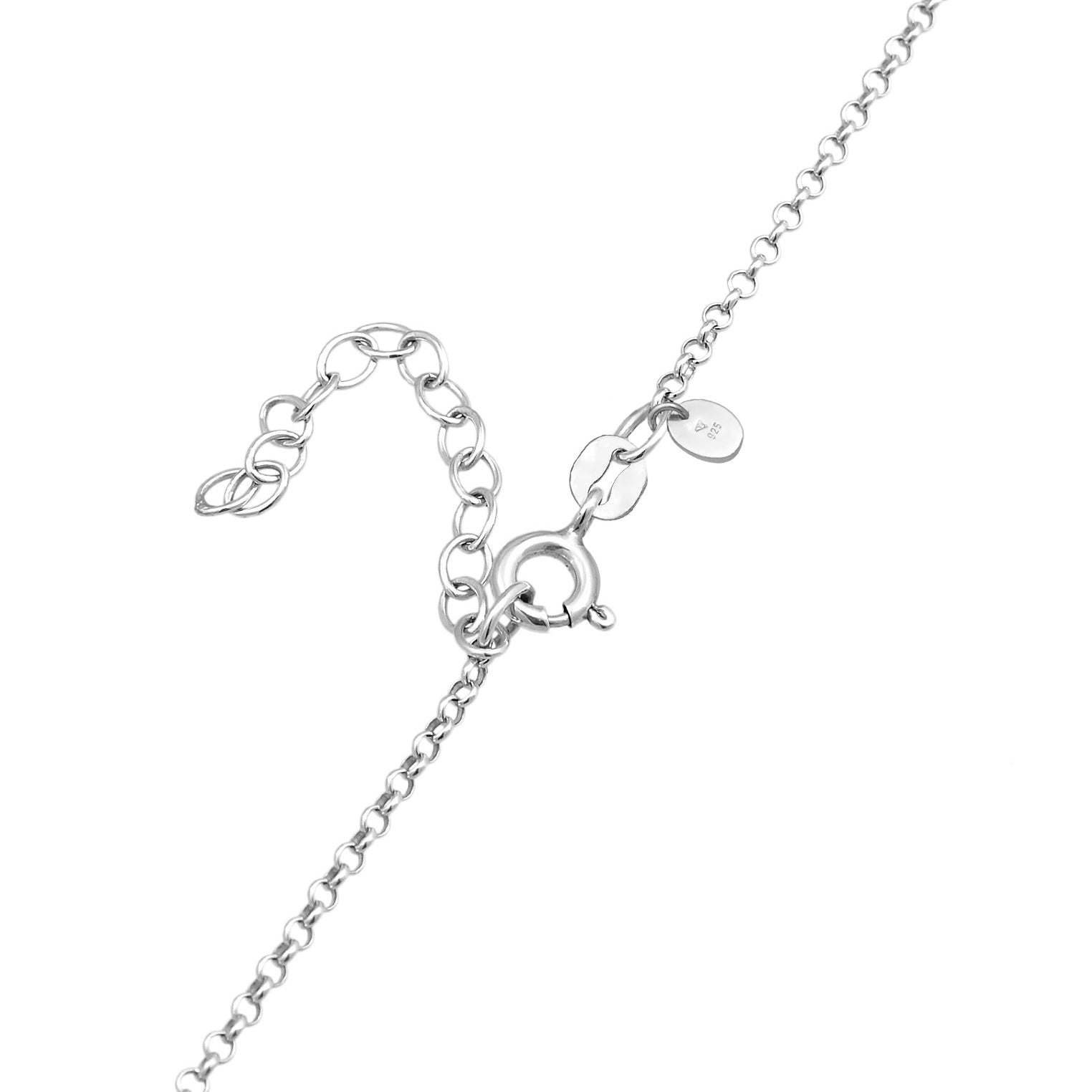 Gold - Elli PREMIUM | Choker Basic | Topas (Weiß) | 925er Sterling Silber
