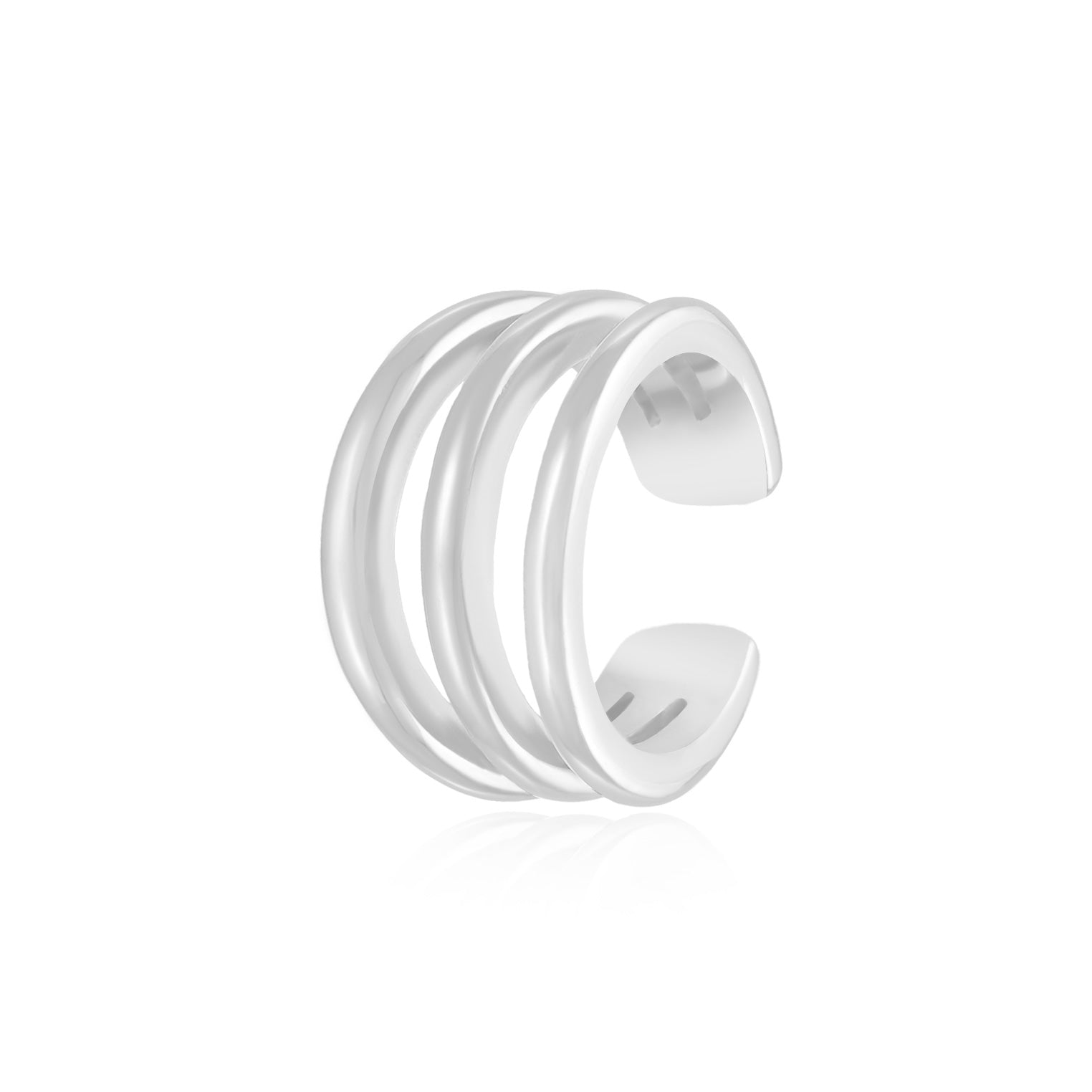 Silber - Elli | Earcuff Geo | 925er Sterling Silber