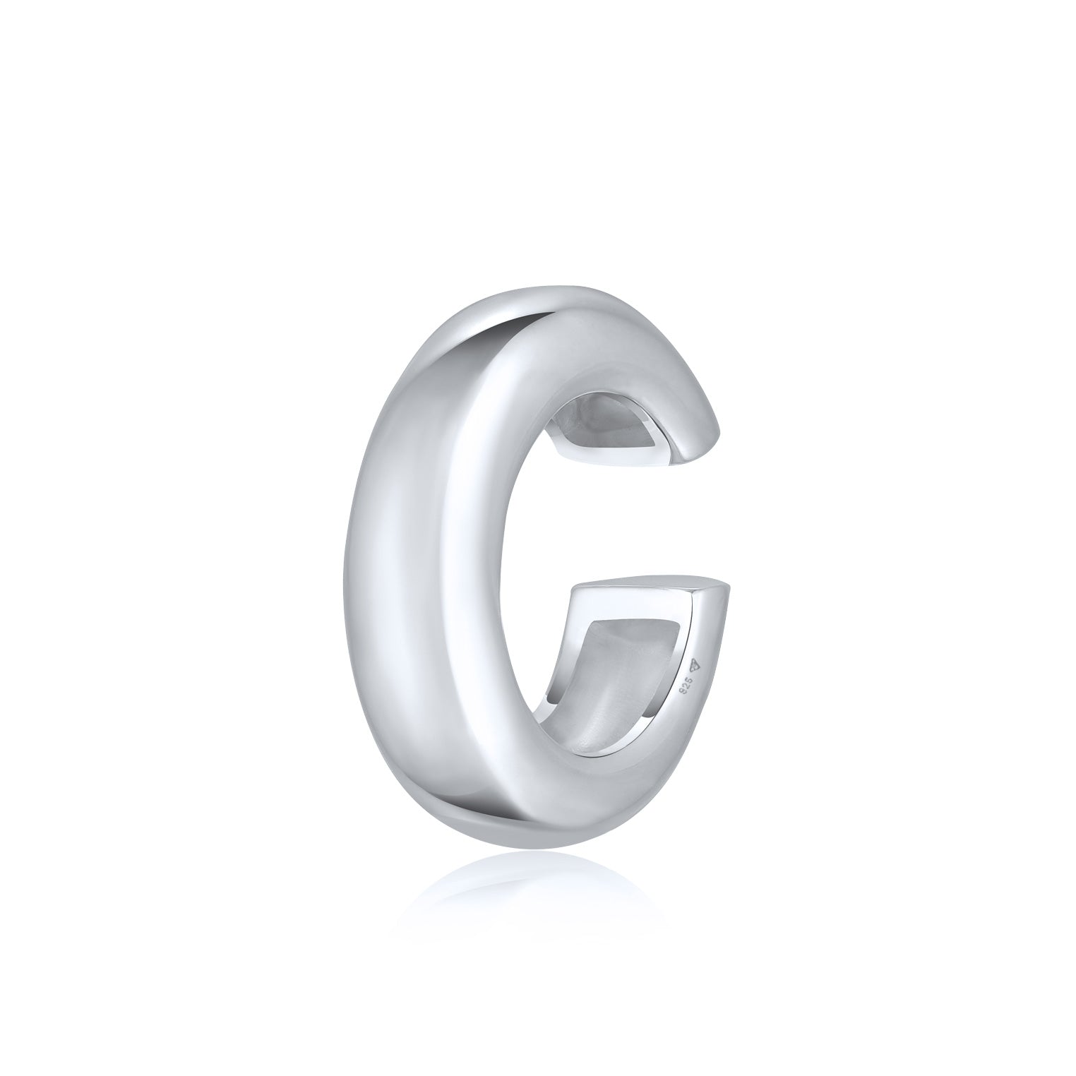 Silber - Elli | Earcuff Chunky | 925er Sterling Silber