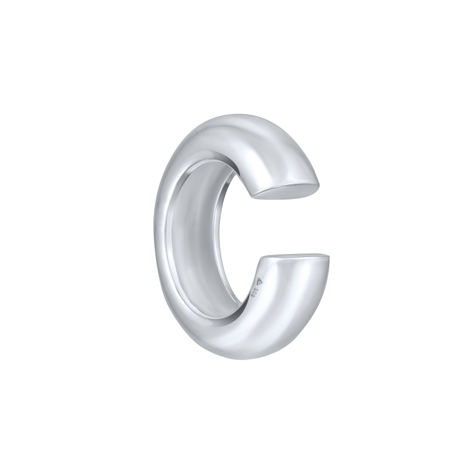 Silber - Elli | Earcuff Chunky | 925er Sterling Silber