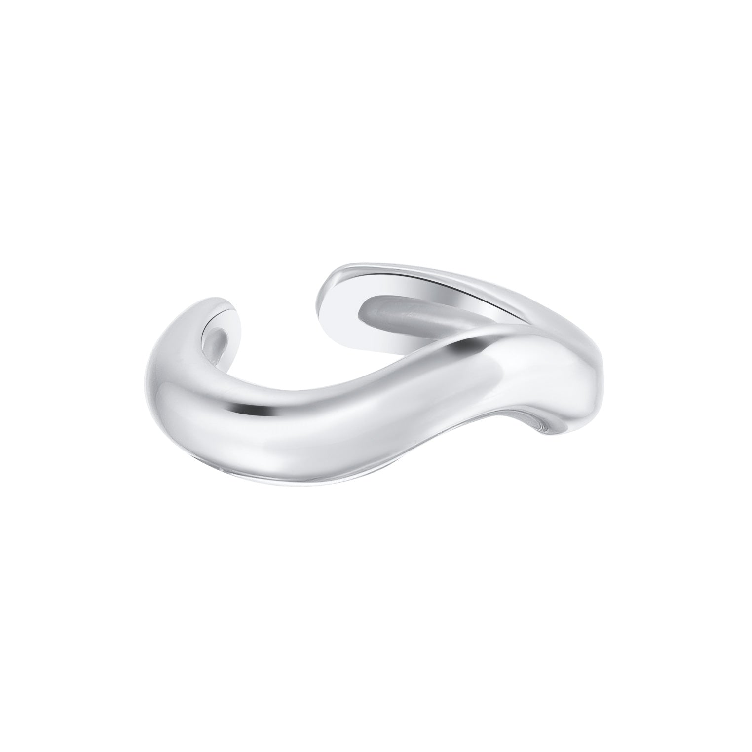 Silber - Elli | Earcuff Geo | 925er Sterling Silber