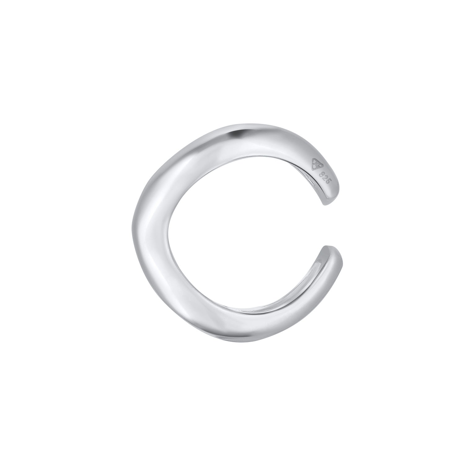 Silber - Elli | Earcuff Geo | 925er Sterling Silber
