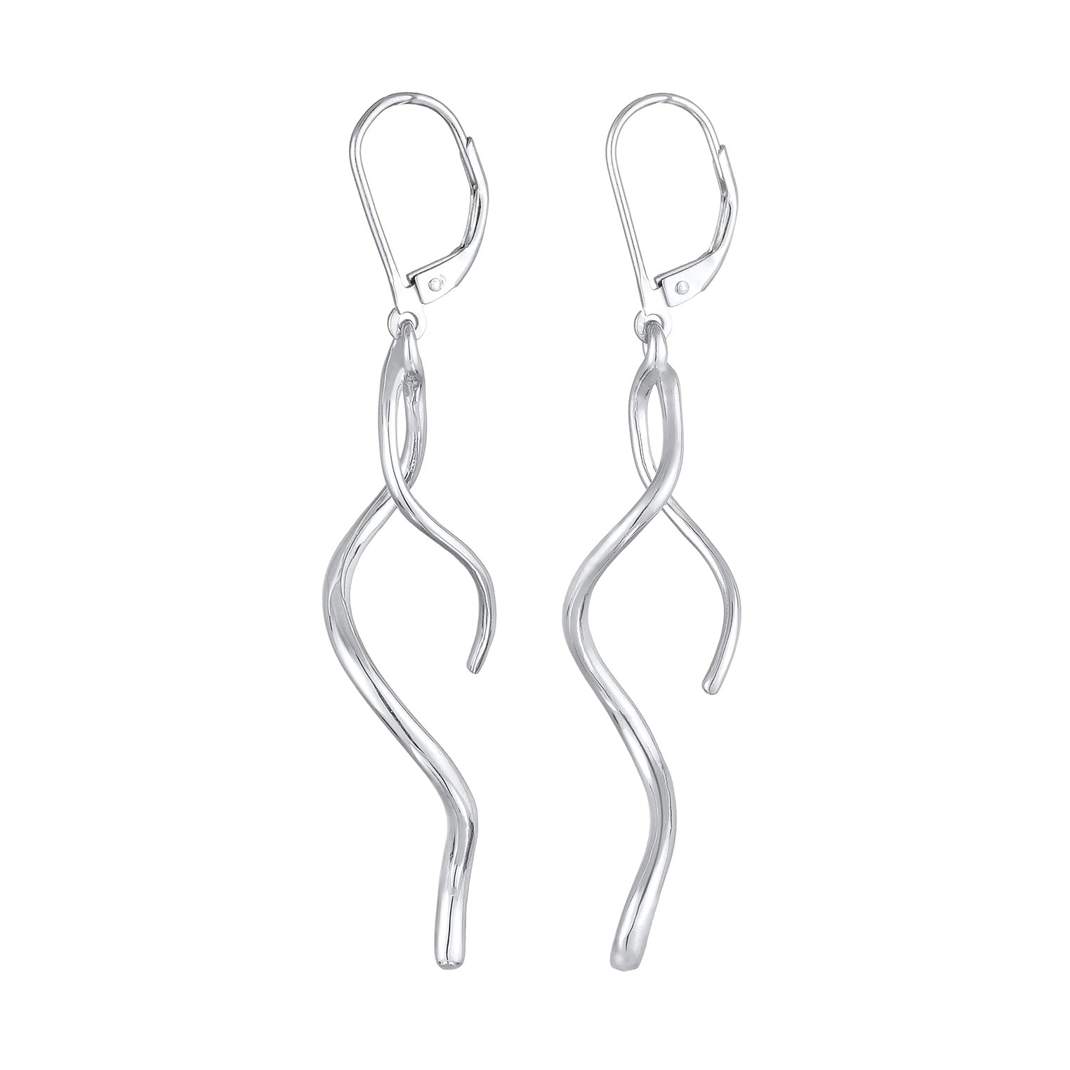 Silber - Elli | Ohrhänger Gedreht | 925er Sterling Silber