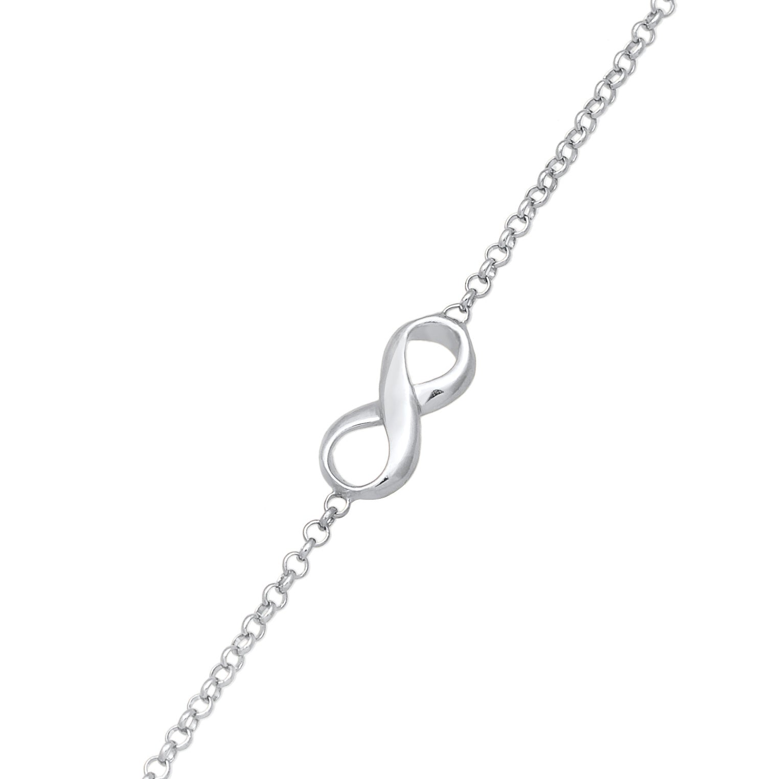 Silber - Elli | Handchain Infinity | 925er Sterling Silber Vergoldet