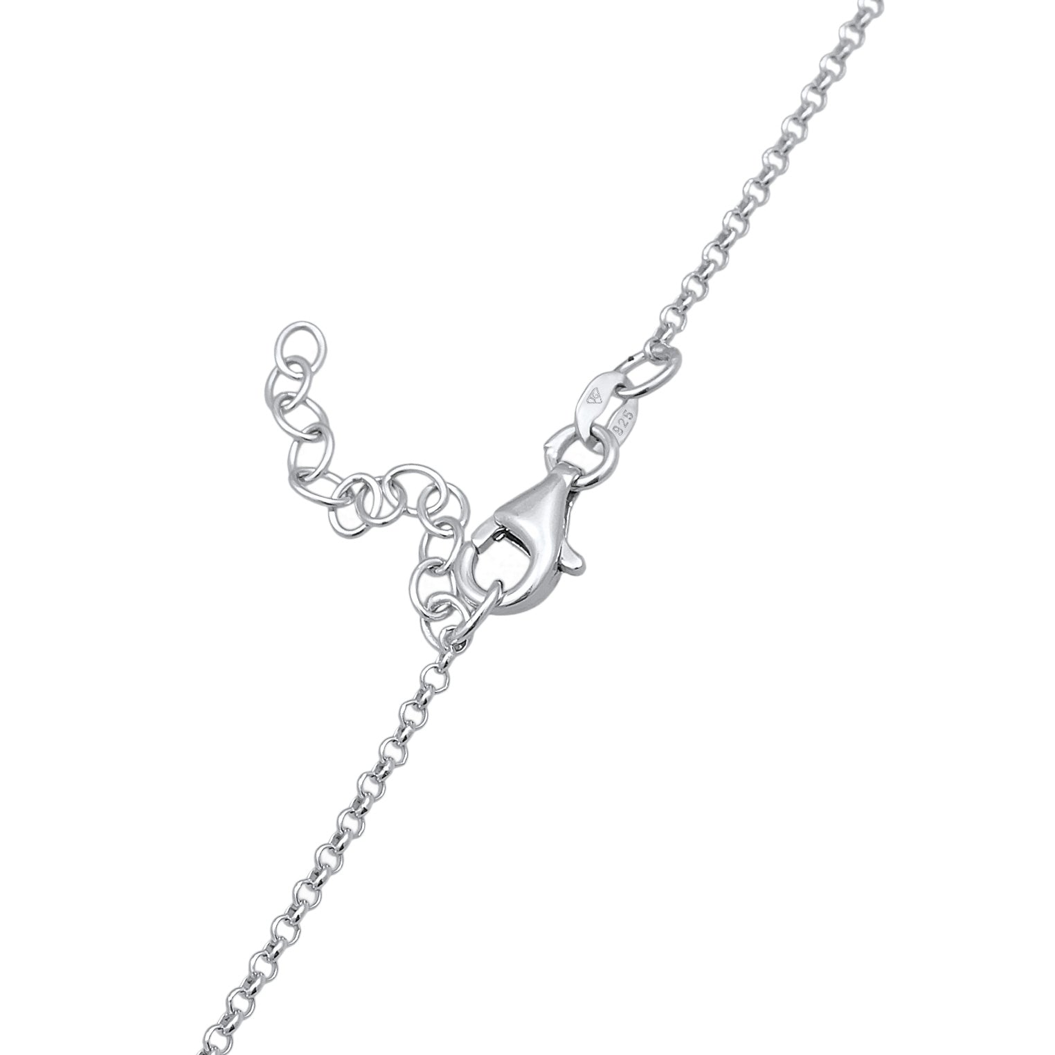 Silber - Elli | Halskette Blumen | 925er Sterling Silber