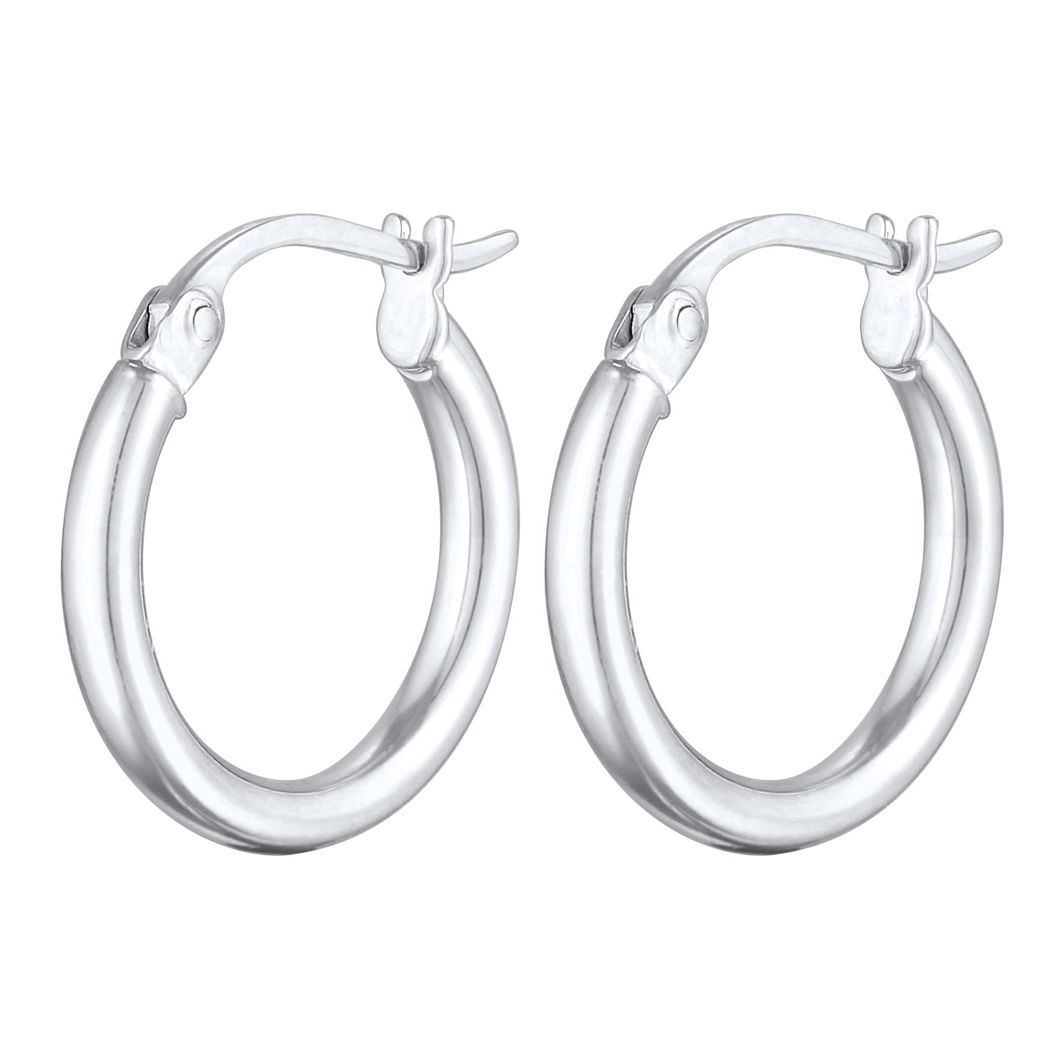 Silber - Elli | Creolen Hoops | 925er Sterling Silber