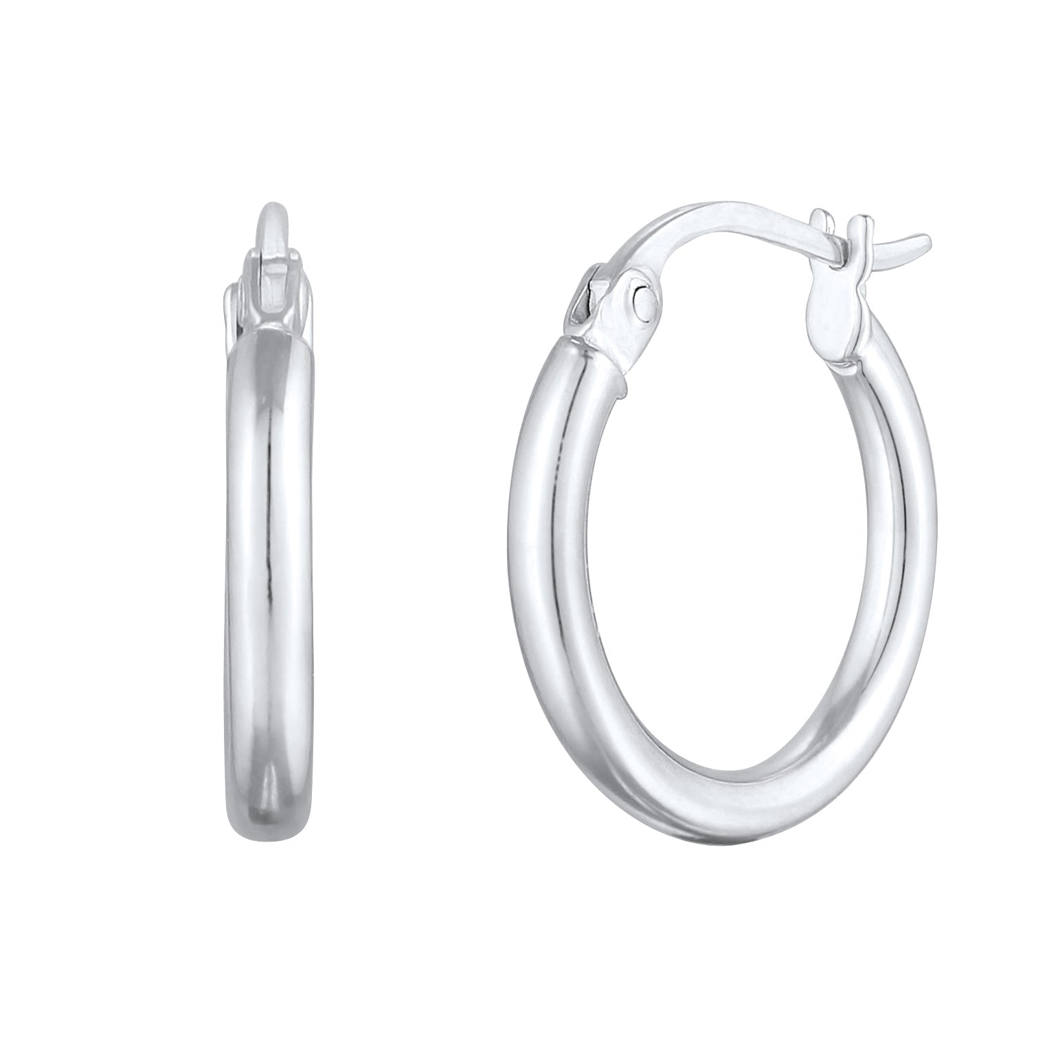 Silber - Elli | Creolen Hoops | 925er Sterling Silber