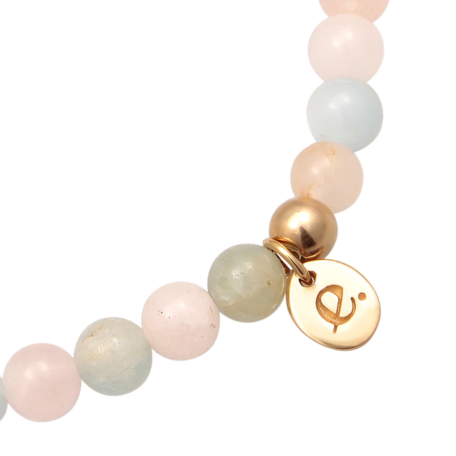 Gold - Elli PREMIUM | Armband Nazar Beads | Synth. Opal | 925er Sterling Silber Vergoldet