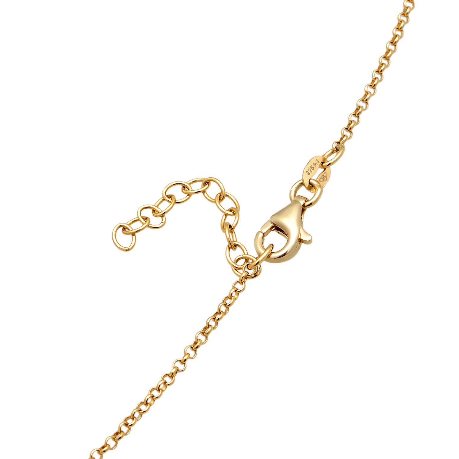 Gold - Elli | Layer-Choker Muschel | Süßwasserzuchtperle | 925er Sterling Silber Vergoldet