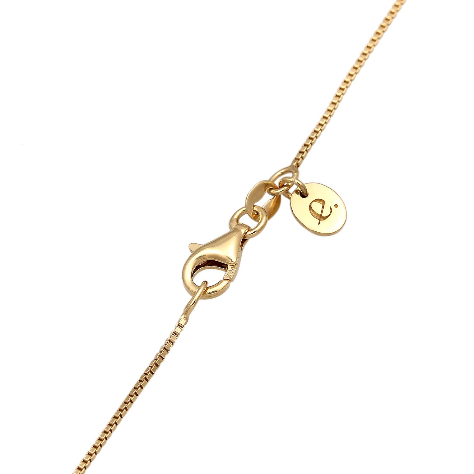 Gold - Elli PREMIUM | Halskette Blumen | Zirkonia (Weiß) & Süßwasserperlen | 925 Sterling Silber vergoldet