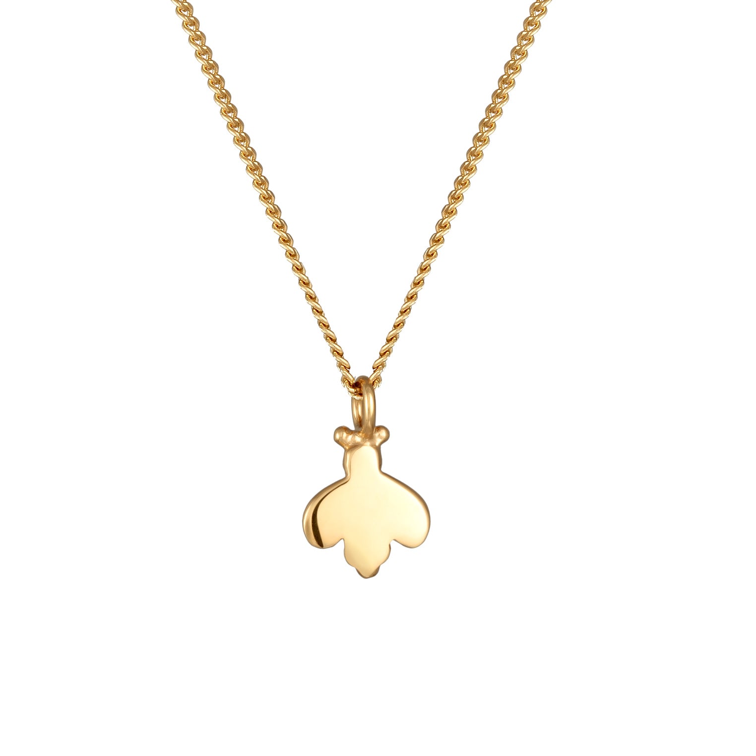 Gold - Elli | Halskette Biene | Emaille | 925er Sterling Silber Vergoldet