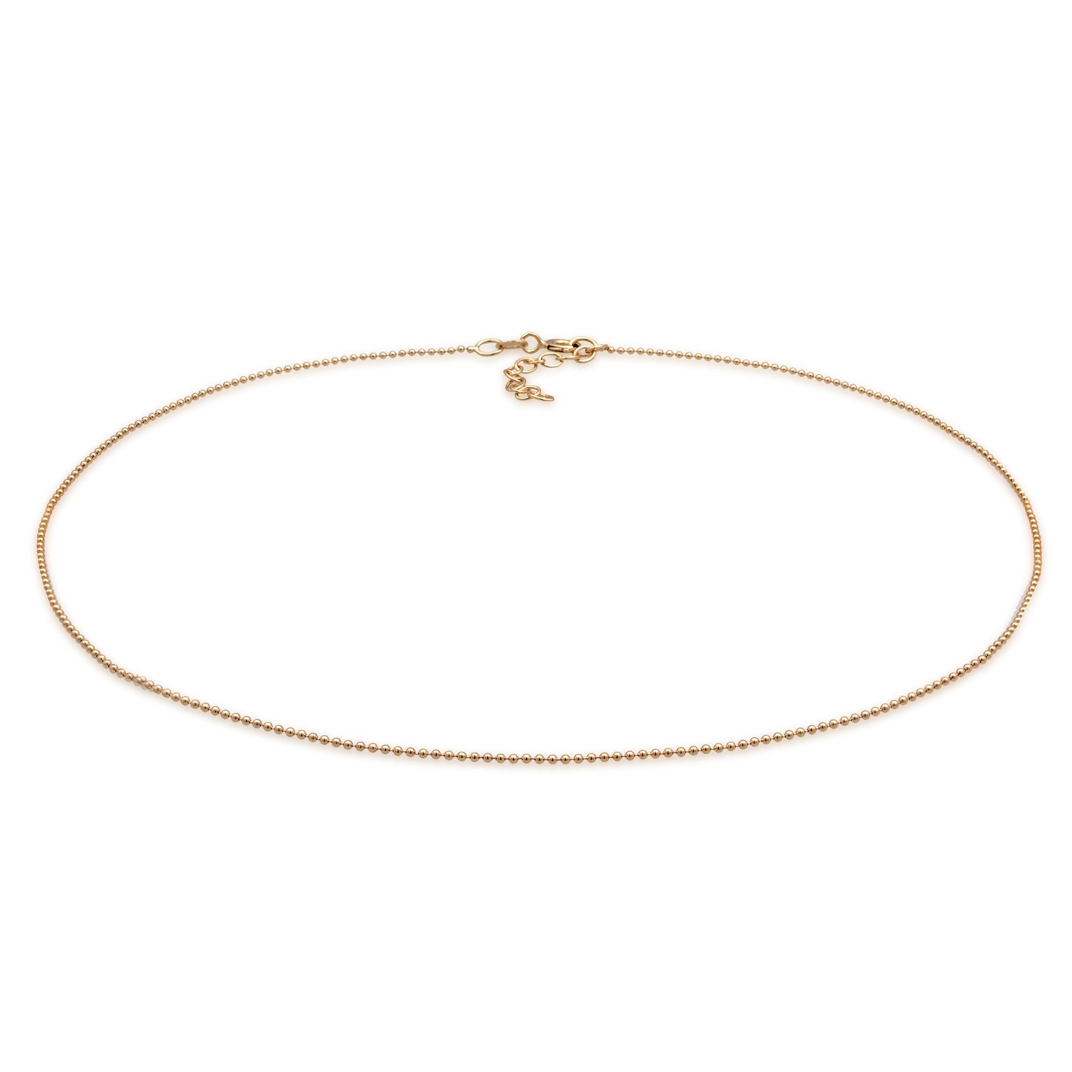 Gold - Elli | Choker Kugeln | 925er Sterling Silber Vergoldet