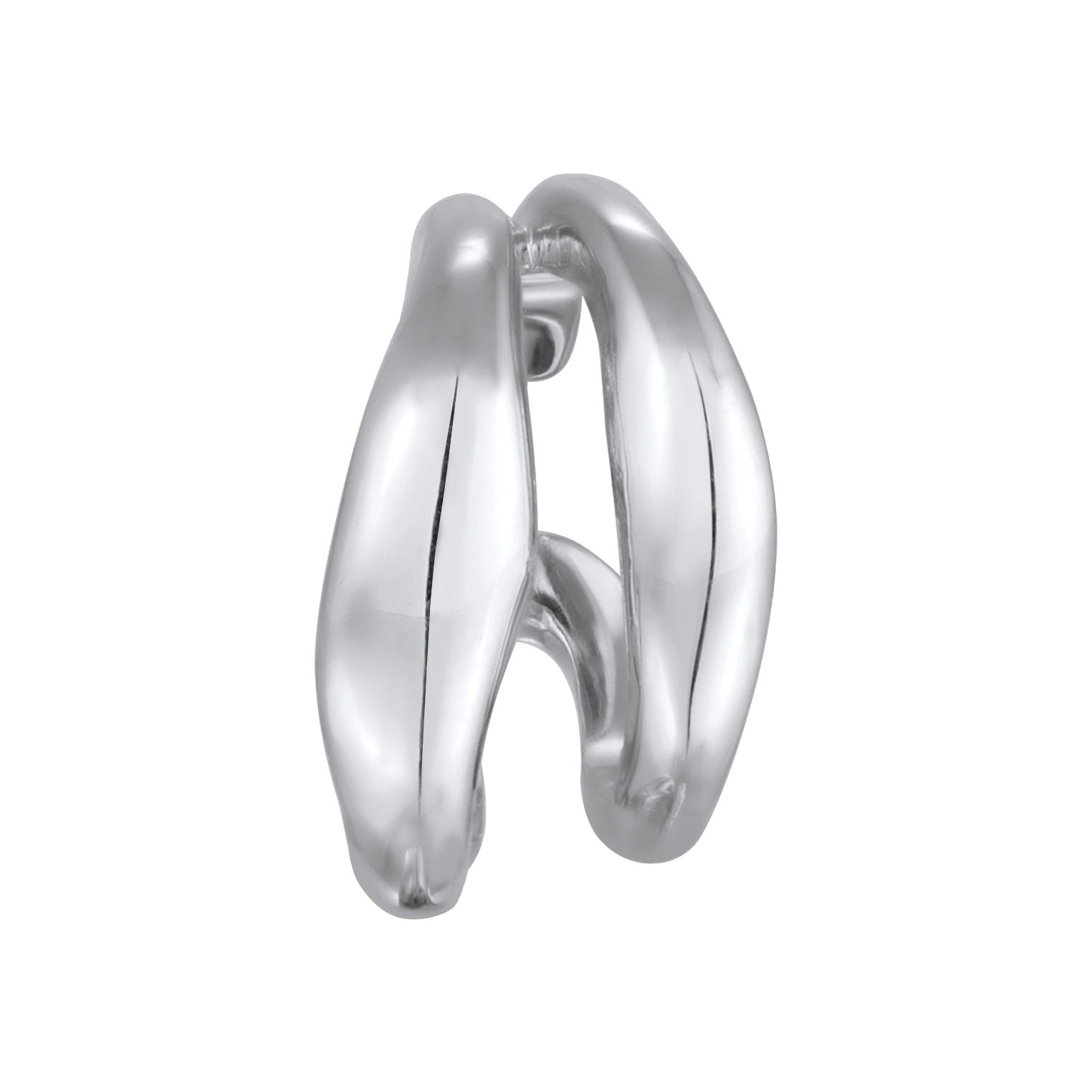 Silber - Elli PREMIUM | Single Earcuff Organic |925er Sterling Silber