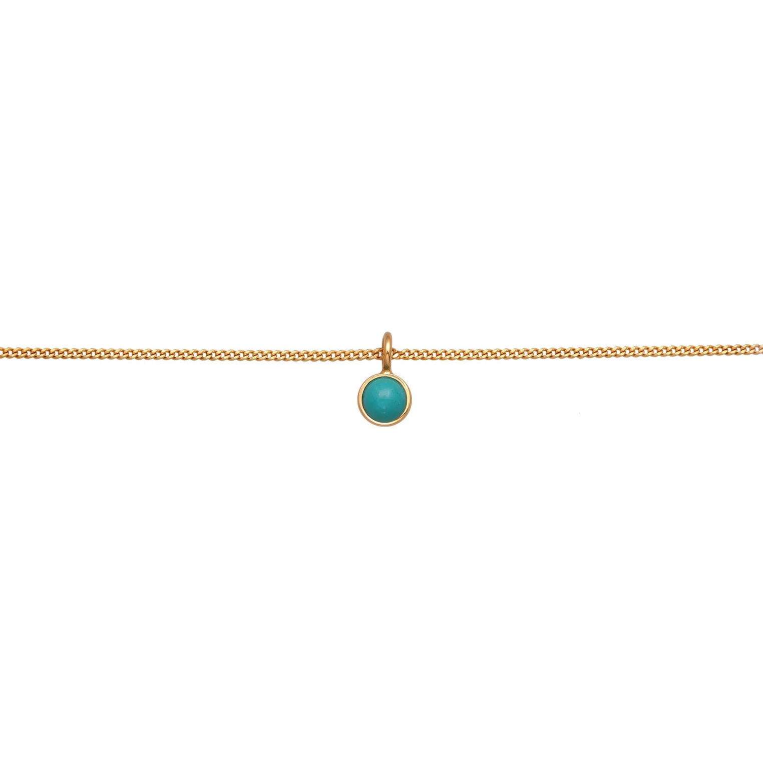 Gold - Elli | Choker | Howlith (türkis)| 925er Sterling Silber vergoldet