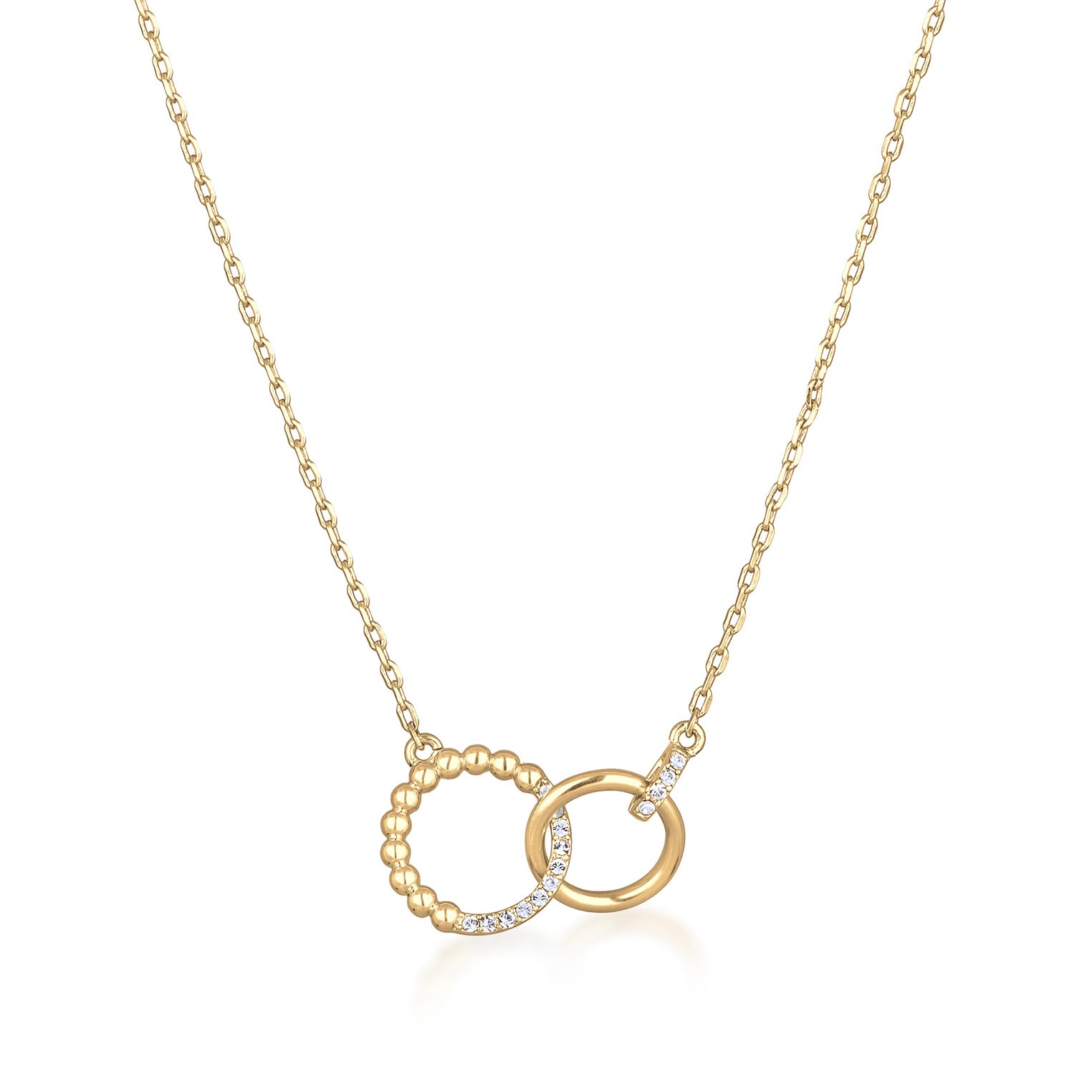 Gold - Elli | Ringe Infinity Kristalle Goldfarben