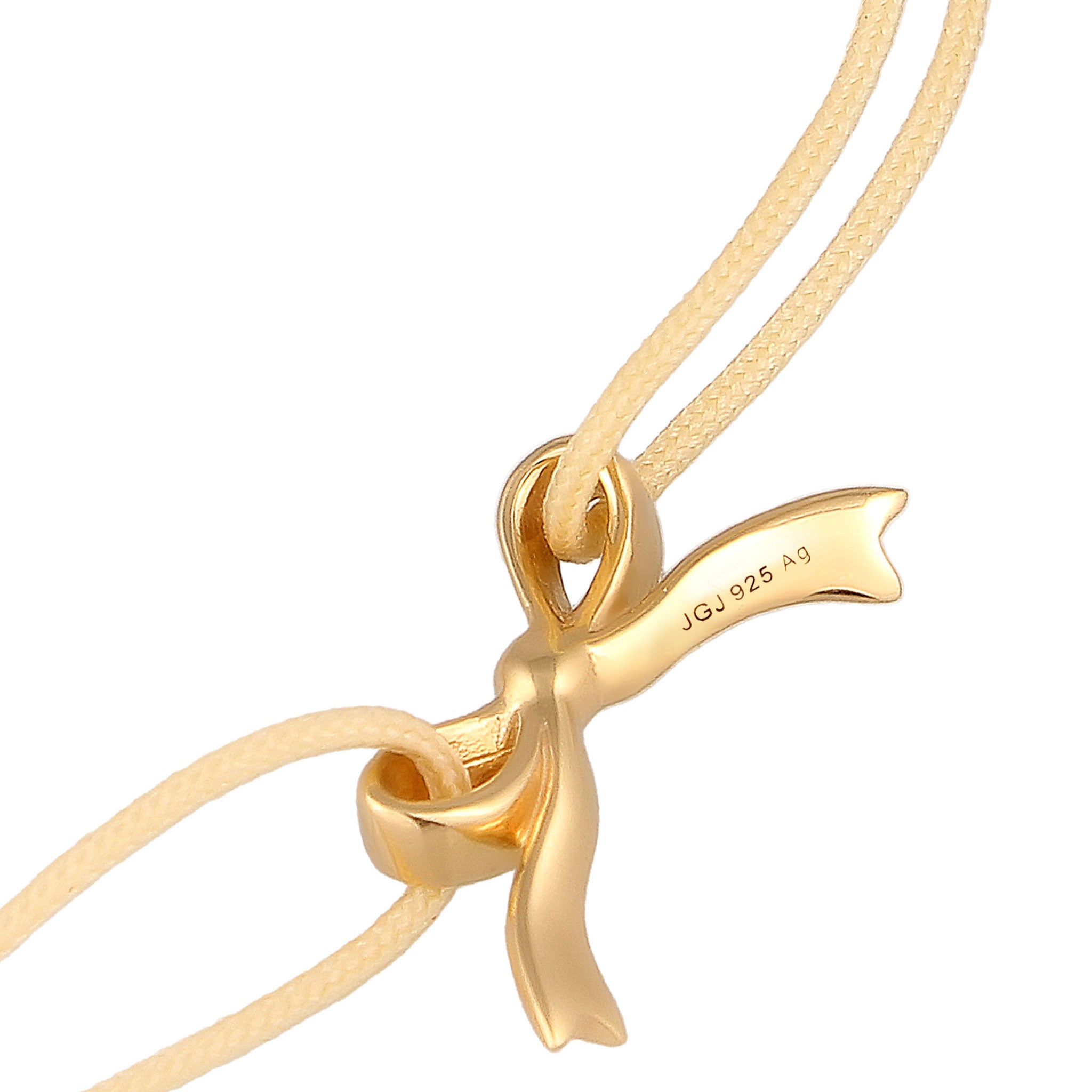 Gold - Elli | Elli Armband Ribbon | 925 Sterling Silber vergoldet