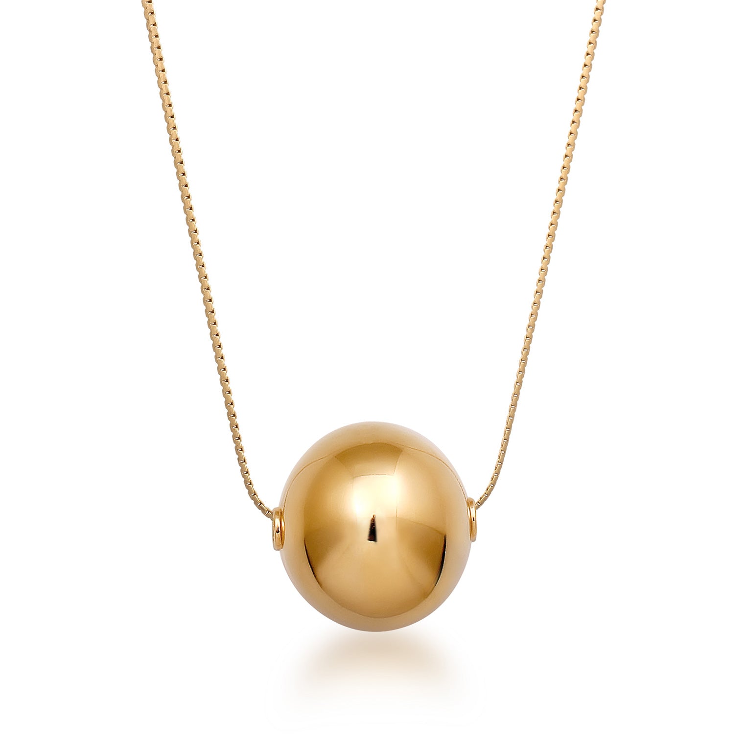 Necklace ball pendant