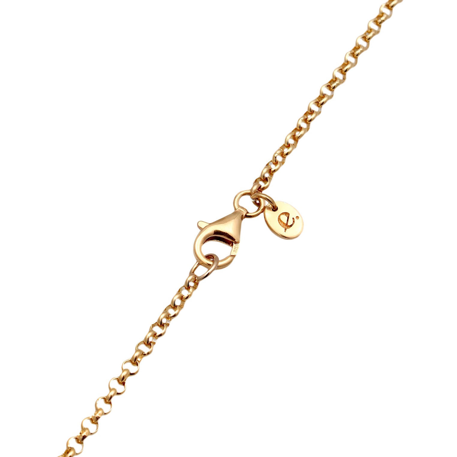 Gold - Elli PREMIUM | Halskette Herz Anhänger | 925 Sterling Silber vergoldet