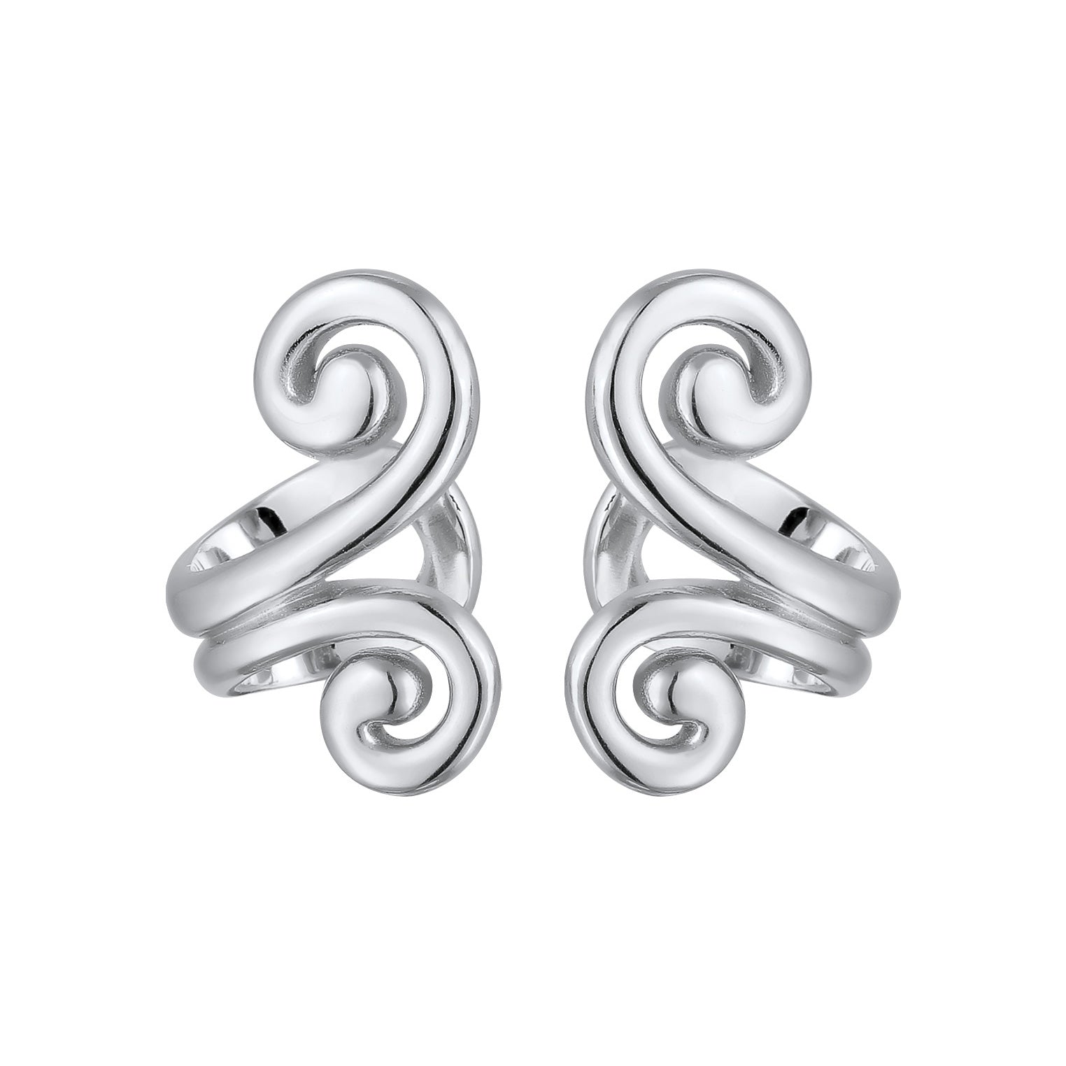 Silber - Elli | Earcuff Spirale | 925 Sterling Silber