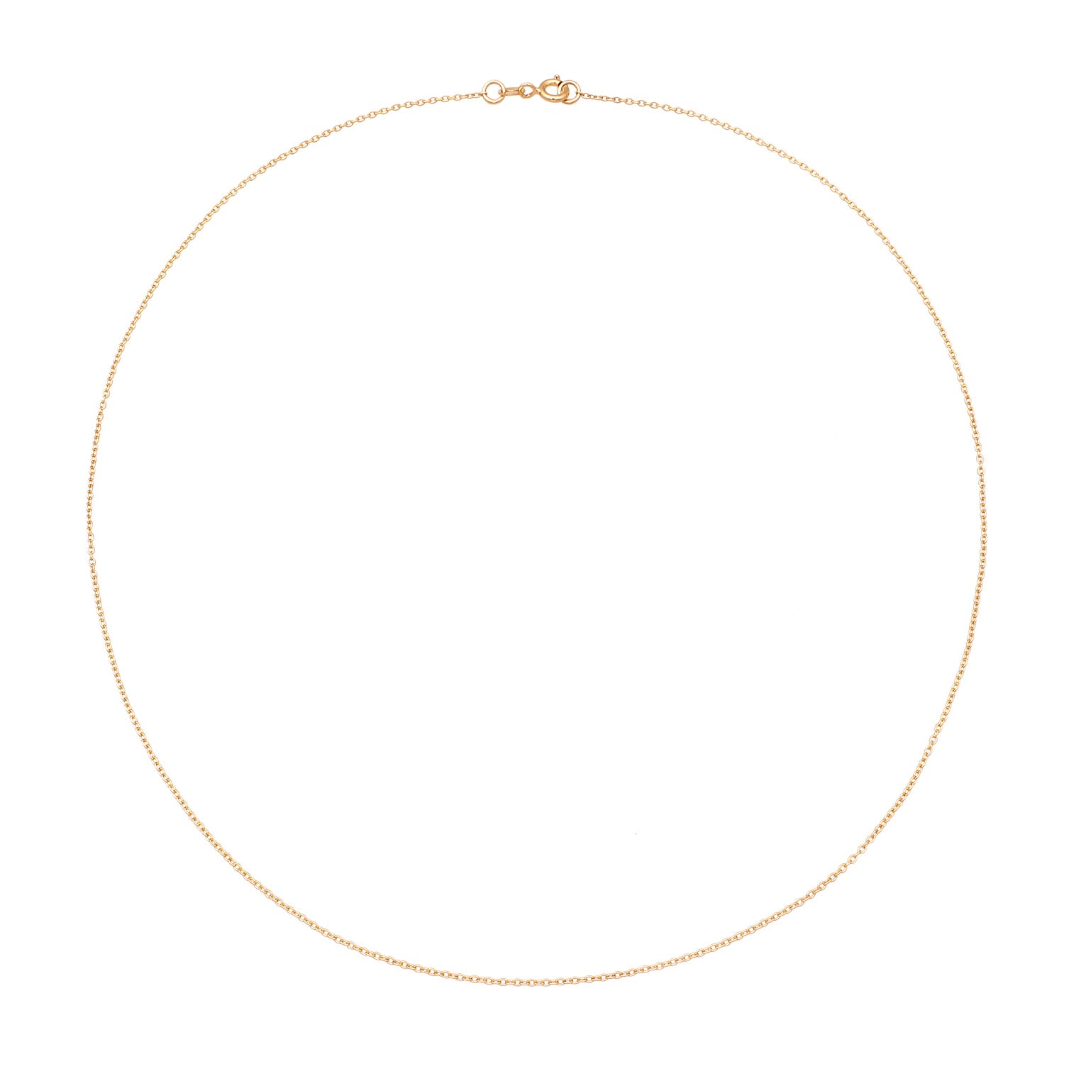 Gold - Elli PREMIUM | Anker-Halskette Basic | 585 Gelbgold